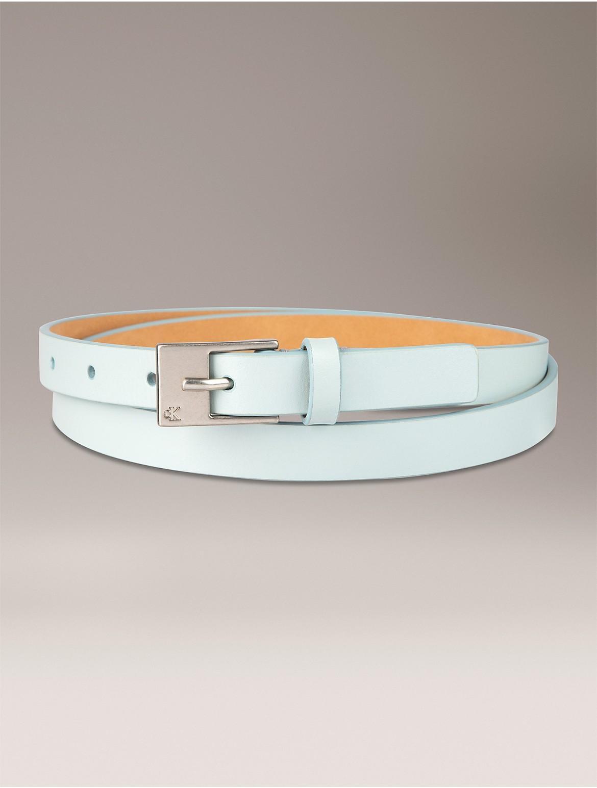 Calvin Klein Womens Slim Harness Buckle Belt - Pink Product Image