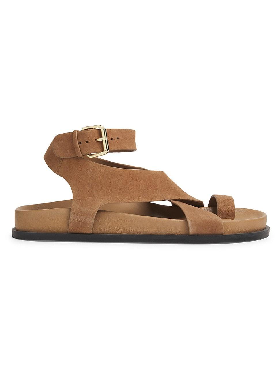 Womens Jalen Full-Grain Suede Sandals Product Image