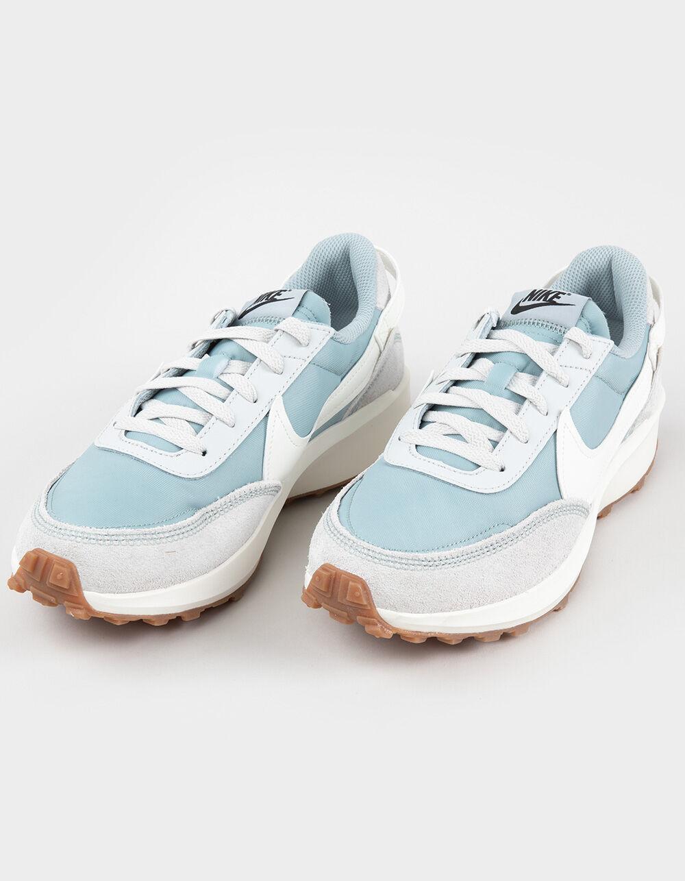 NIKE Waffle Debut Womens Shoes - WHT/BLUE Product Image