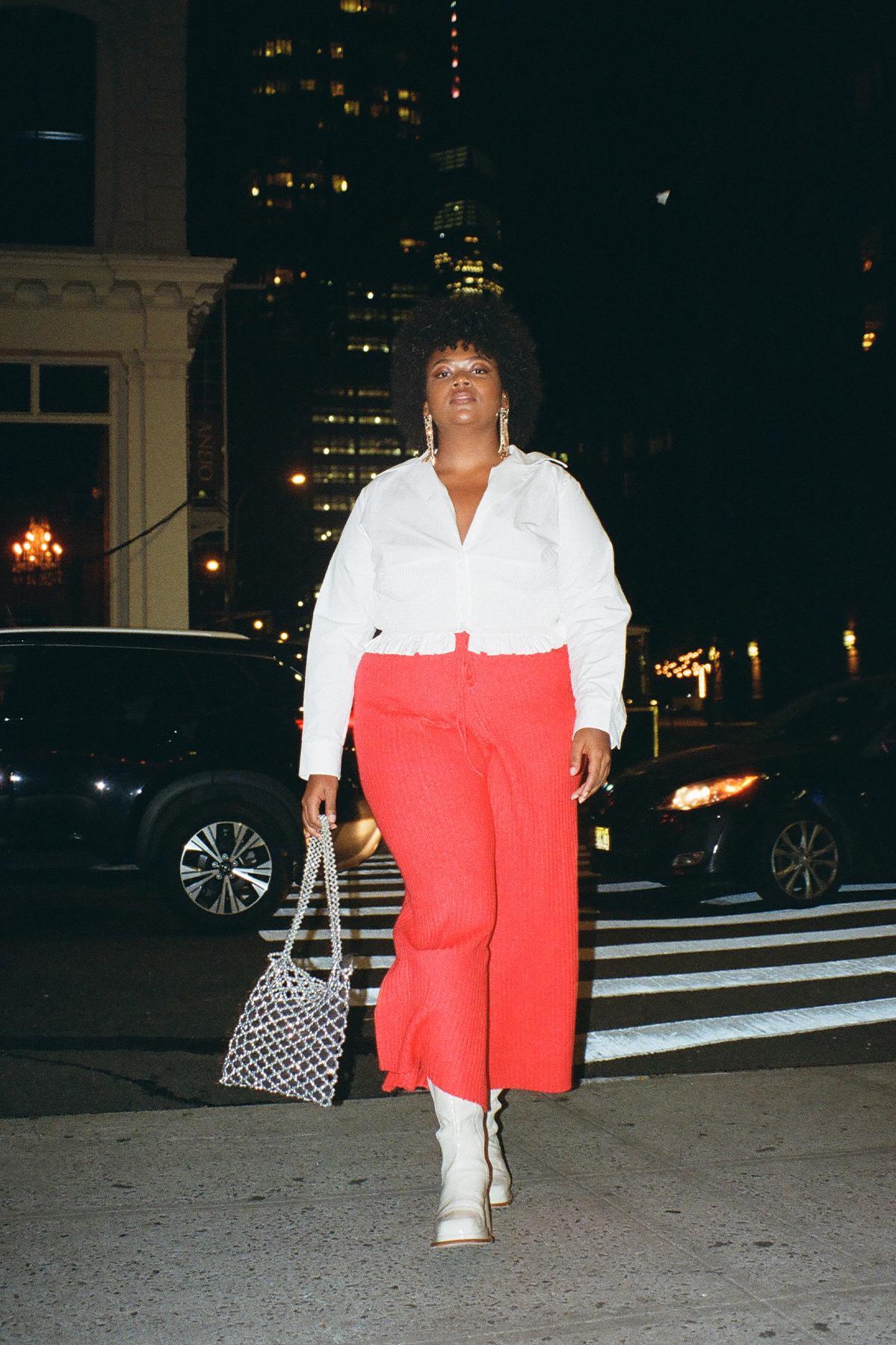 Margaux Knit Pant - Cherry Tomato Product Image