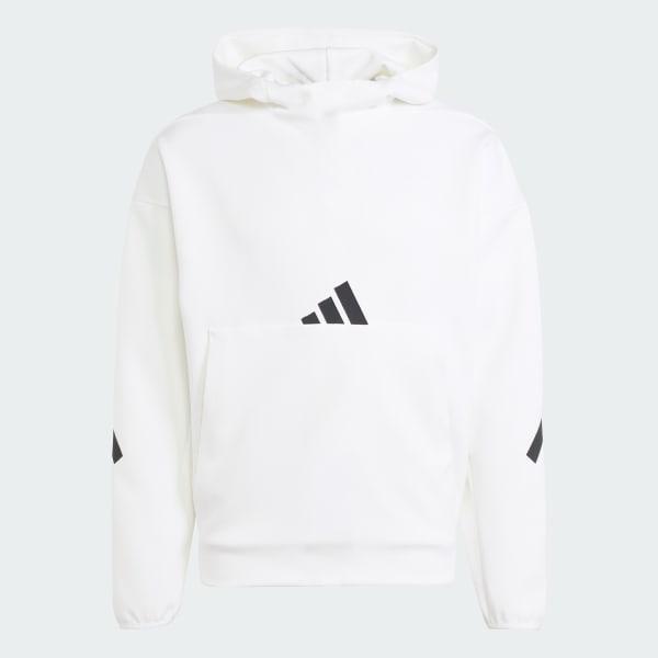 adidas Z.N.E. Hoodie Medium Grey Heather S Mens Product Image