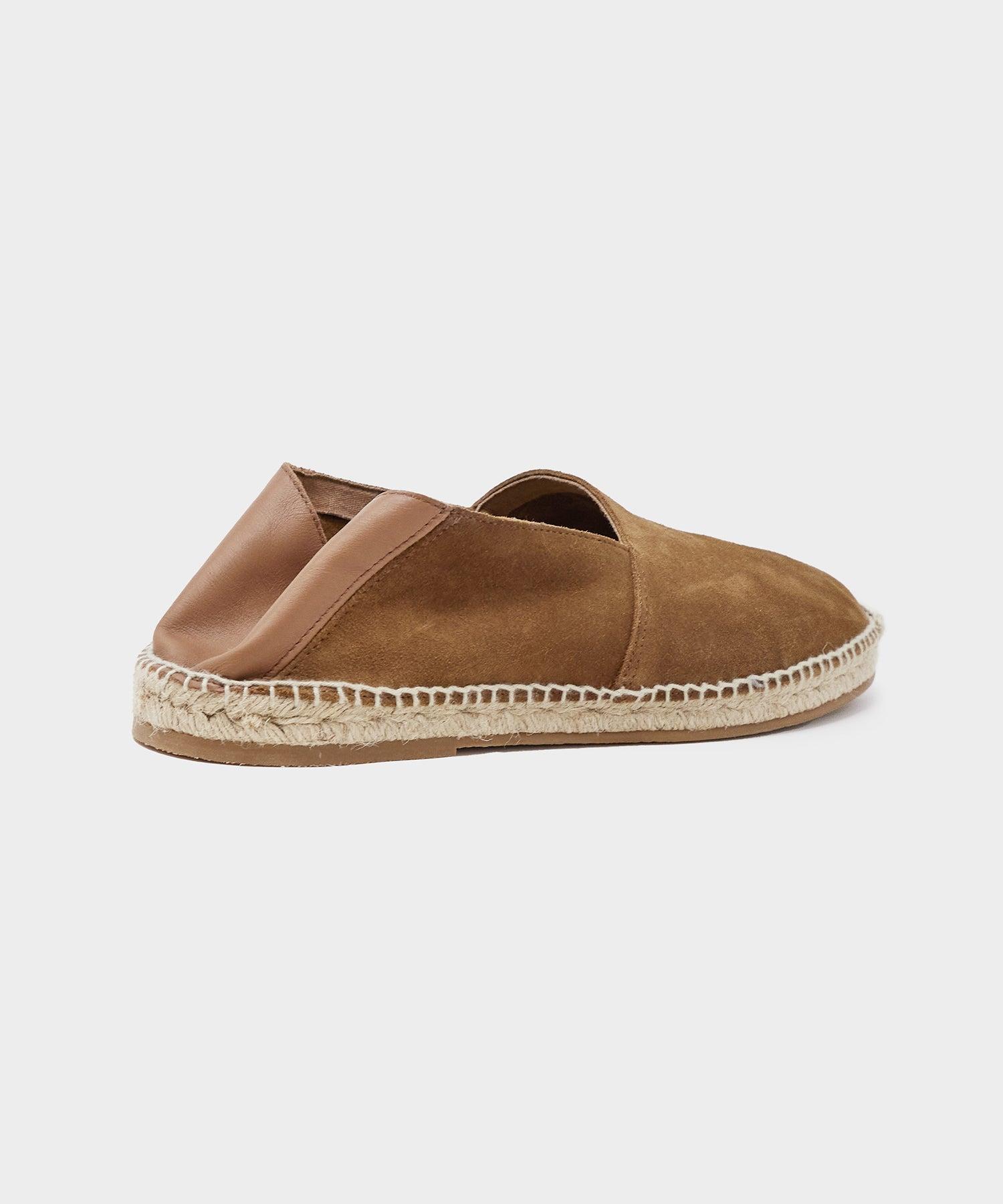 Nomad Suede Espadrille in Tobacco Product Image