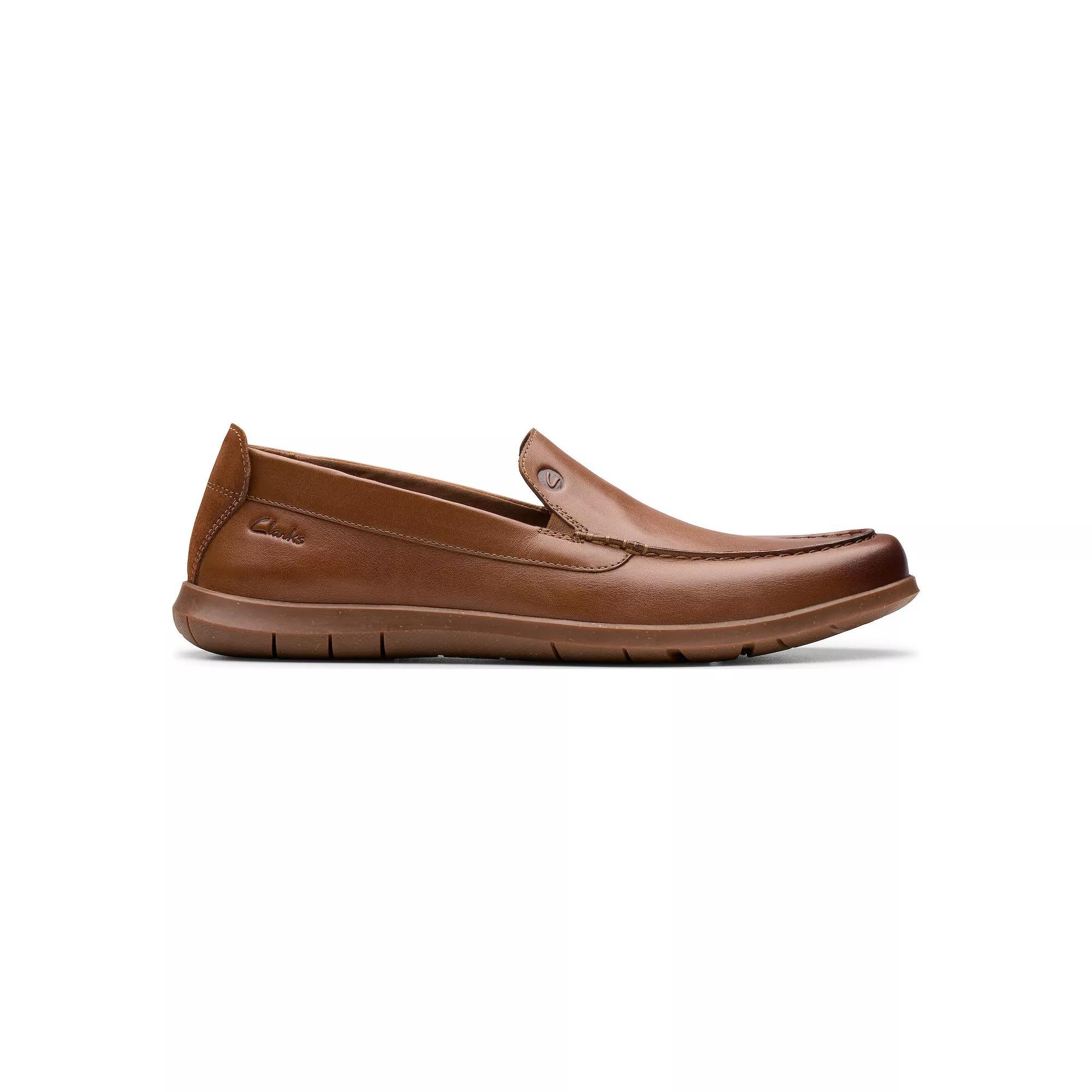 Clarks® Flexway Step Men's Leather Shoes, Size: 11 Product Image