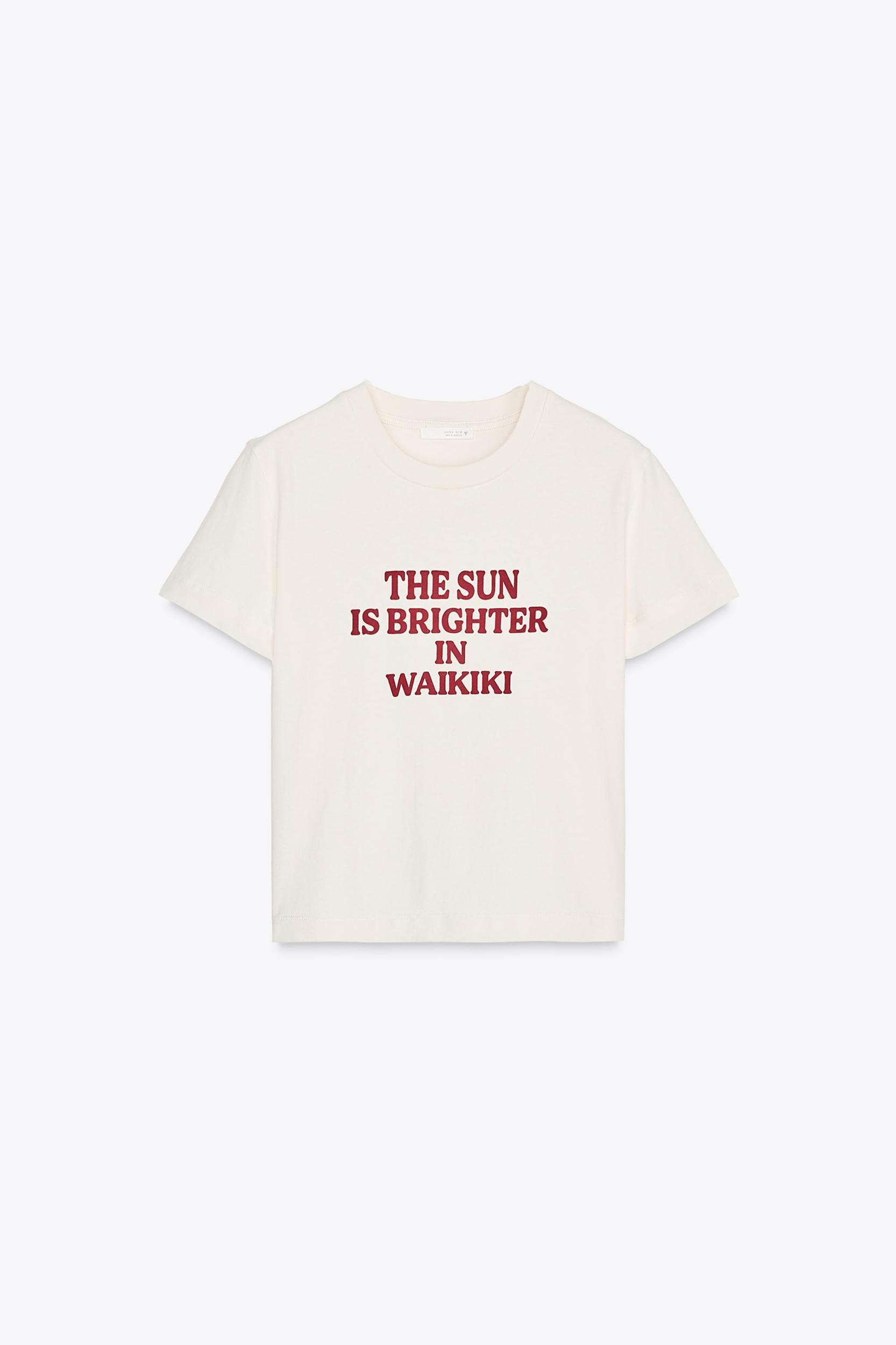 WASHED TEXT T-SHIRT Product Image