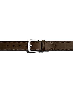 Mens Essex Double Stitch Leather Belt Product Image