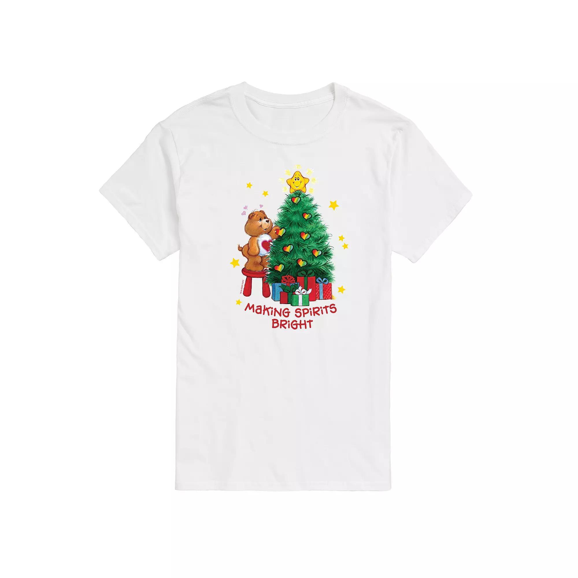 Big & Tall Care Bears Making Spirits Bright Graphic Tee, Men's, Size: Large Tall, White Product Image