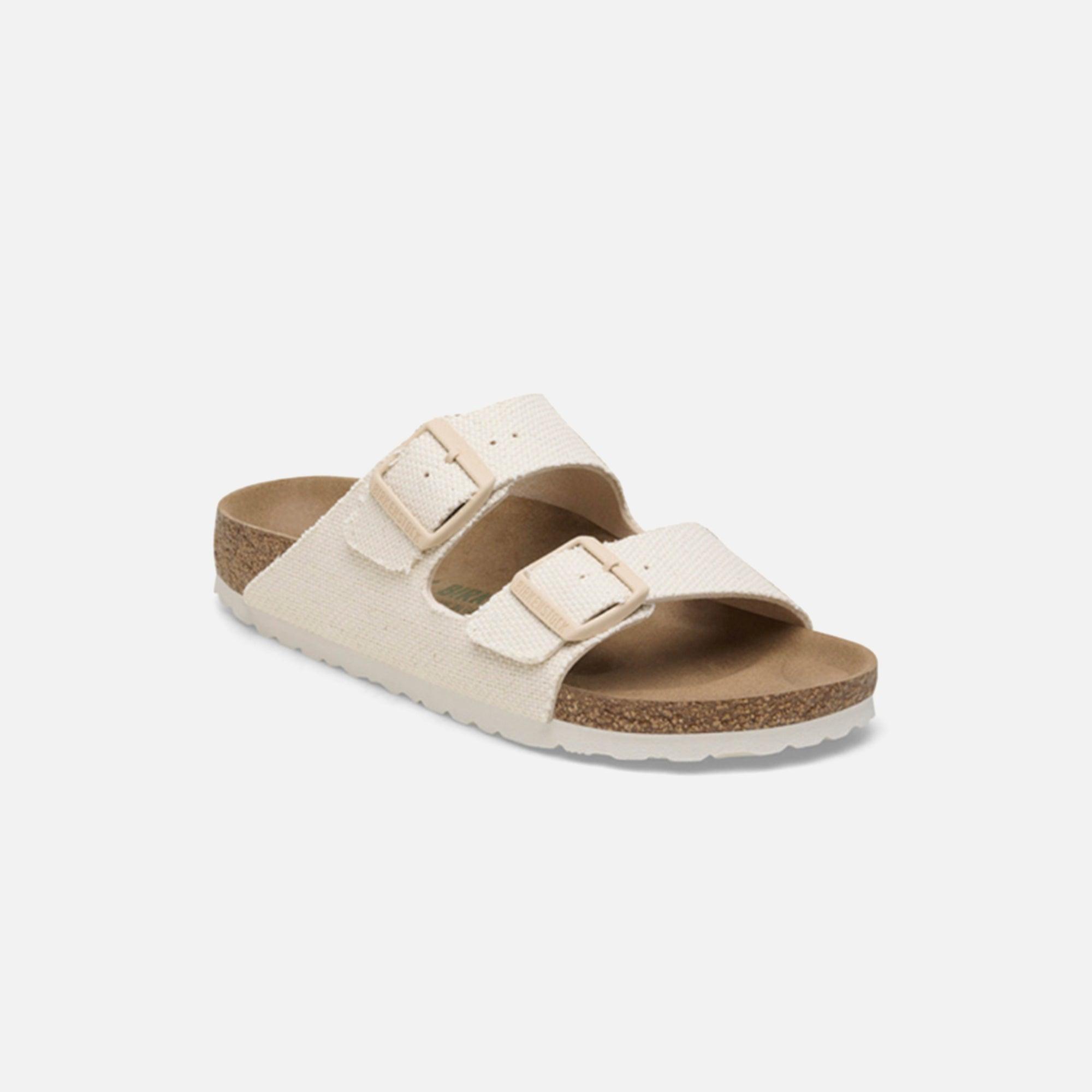 Birkenstock Arizona Vegan Canvas - Rough Eggshell Female Product Image