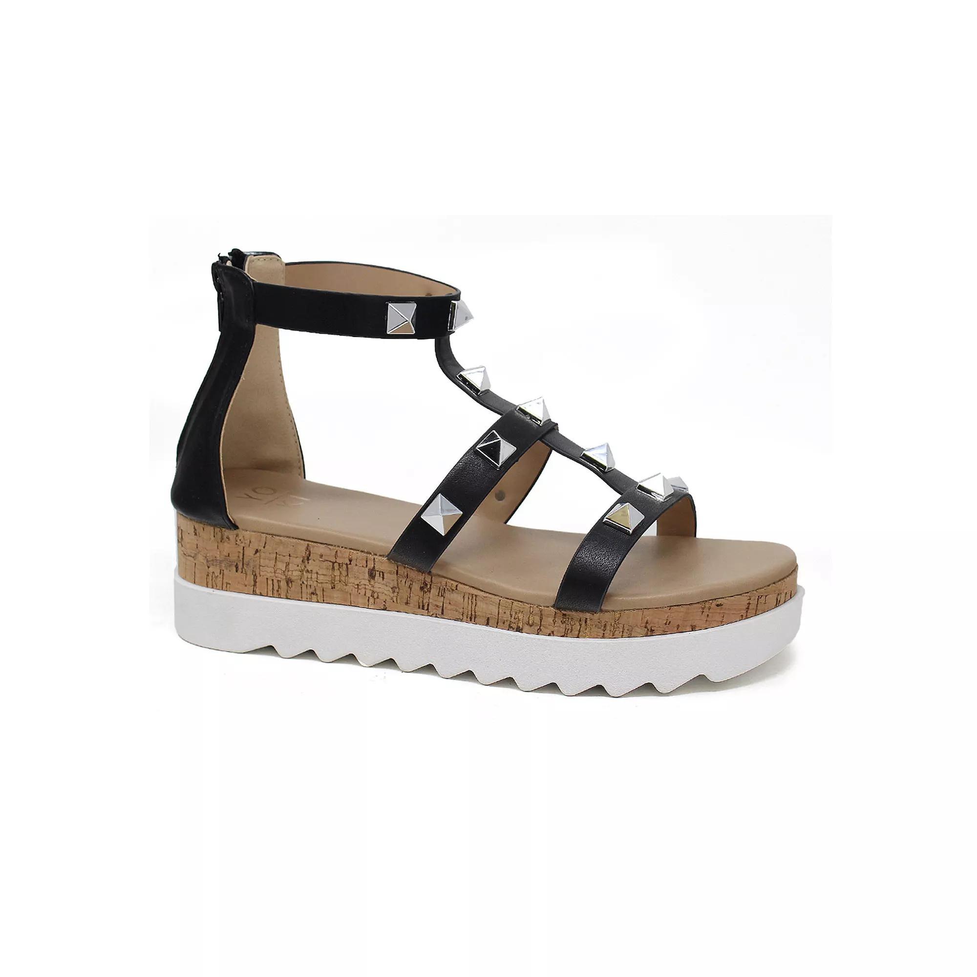 Yoki Jackie 25 Women's Wedge Sandals, Size: 5.5, White Product Image