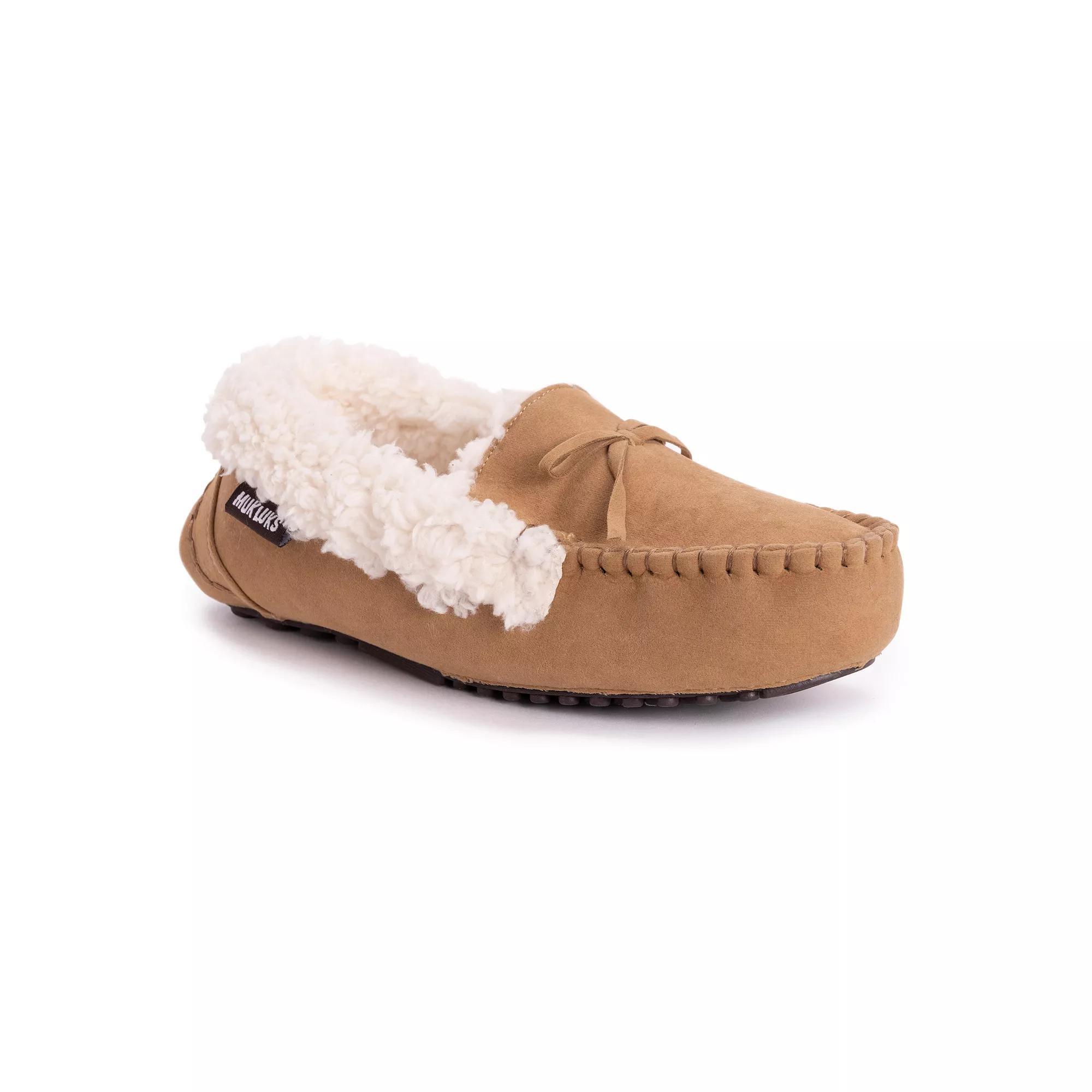 MUK LUKS Jaylah Women's Moccasin Slippers, Size: 7, Camel Product Image