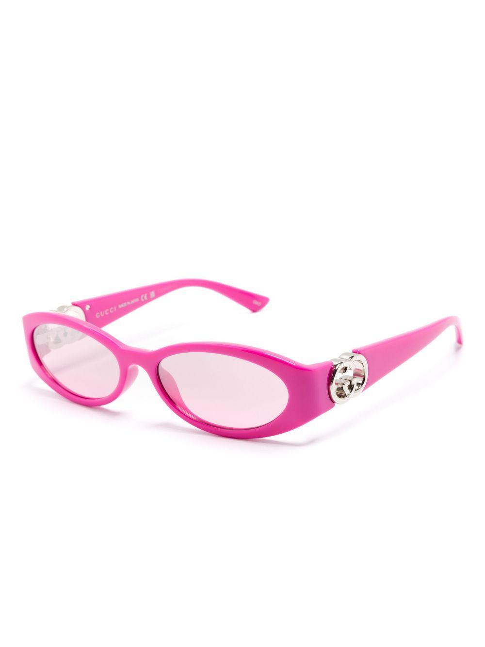 oval-frame sunglasses Product Image