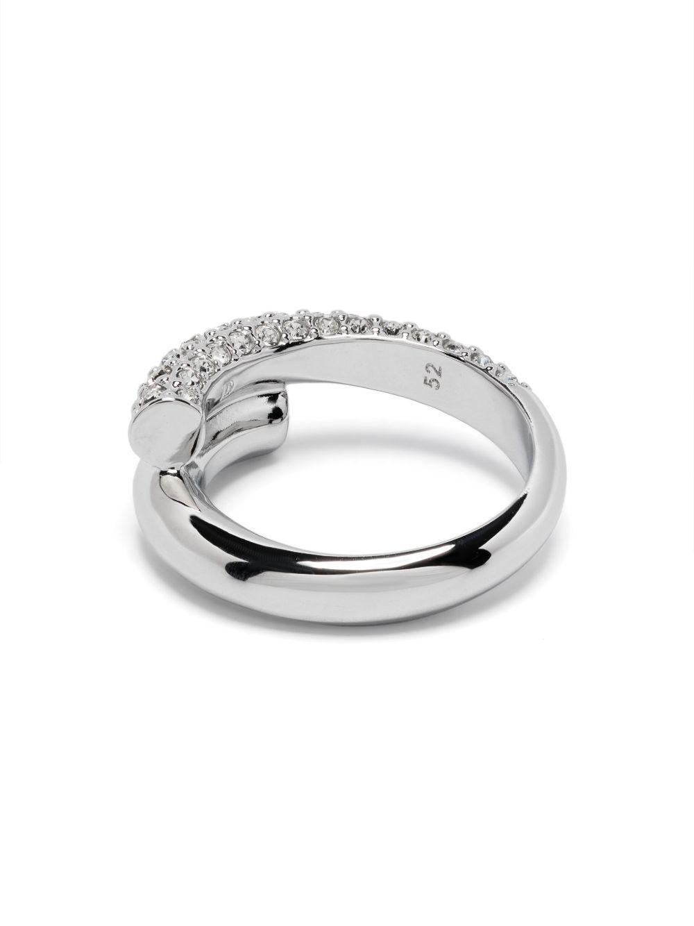 Dextera crystal embellished ring Product Image