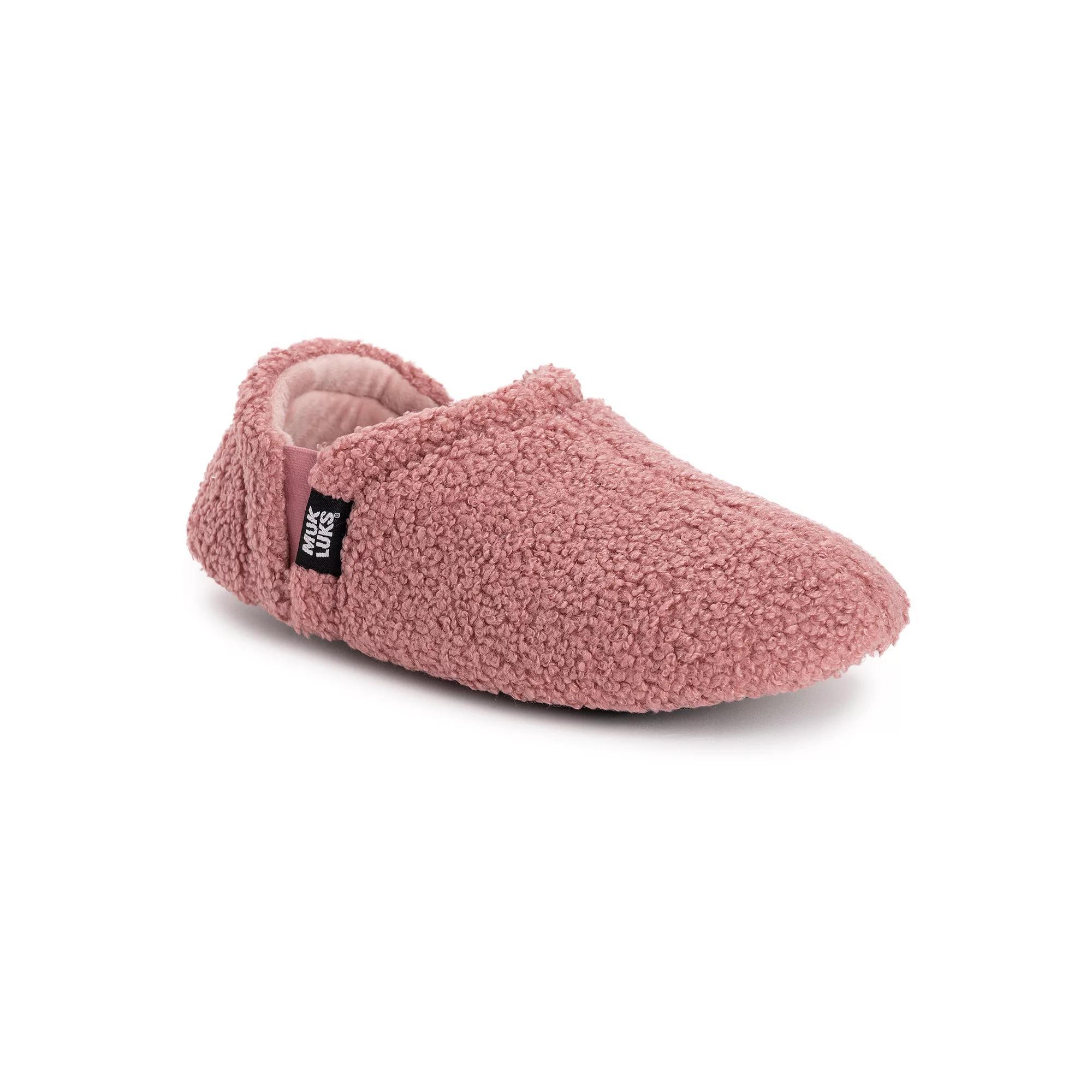 MUK LUKS Berber Camp Women's Slippers, Size: XS, Dusty Pink Product Image
