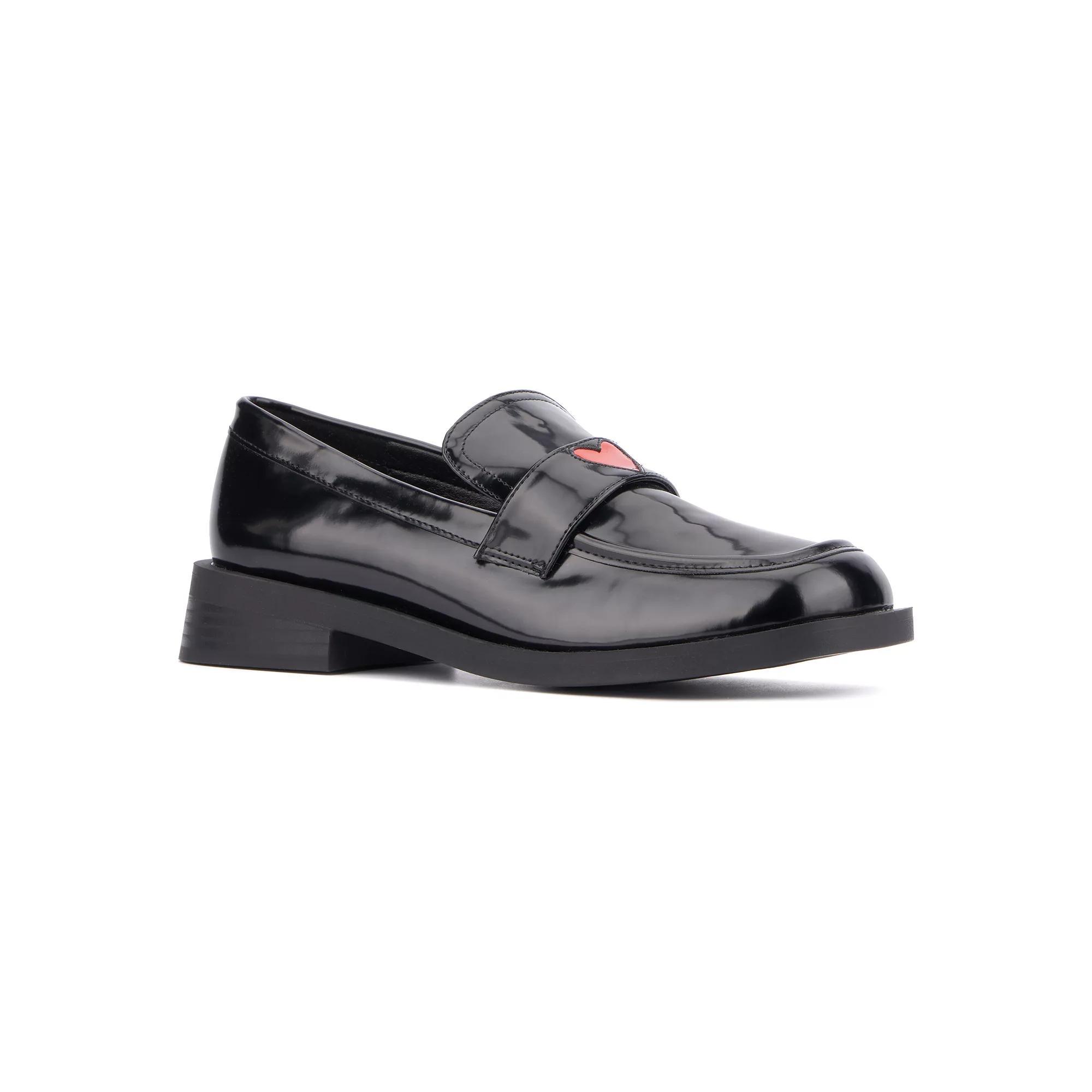 Olivia Miller Luminaries Loafer Women's Casual Shoes, Size: 8, Black Product Image