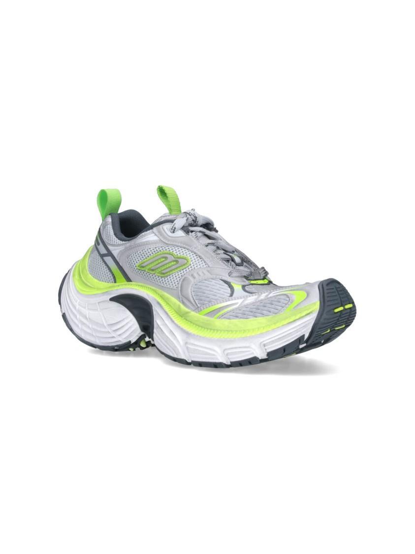 BALENCIAGA Multicolor Mesh And Rubber 6xl Sneakers In Multicolour Product Image
