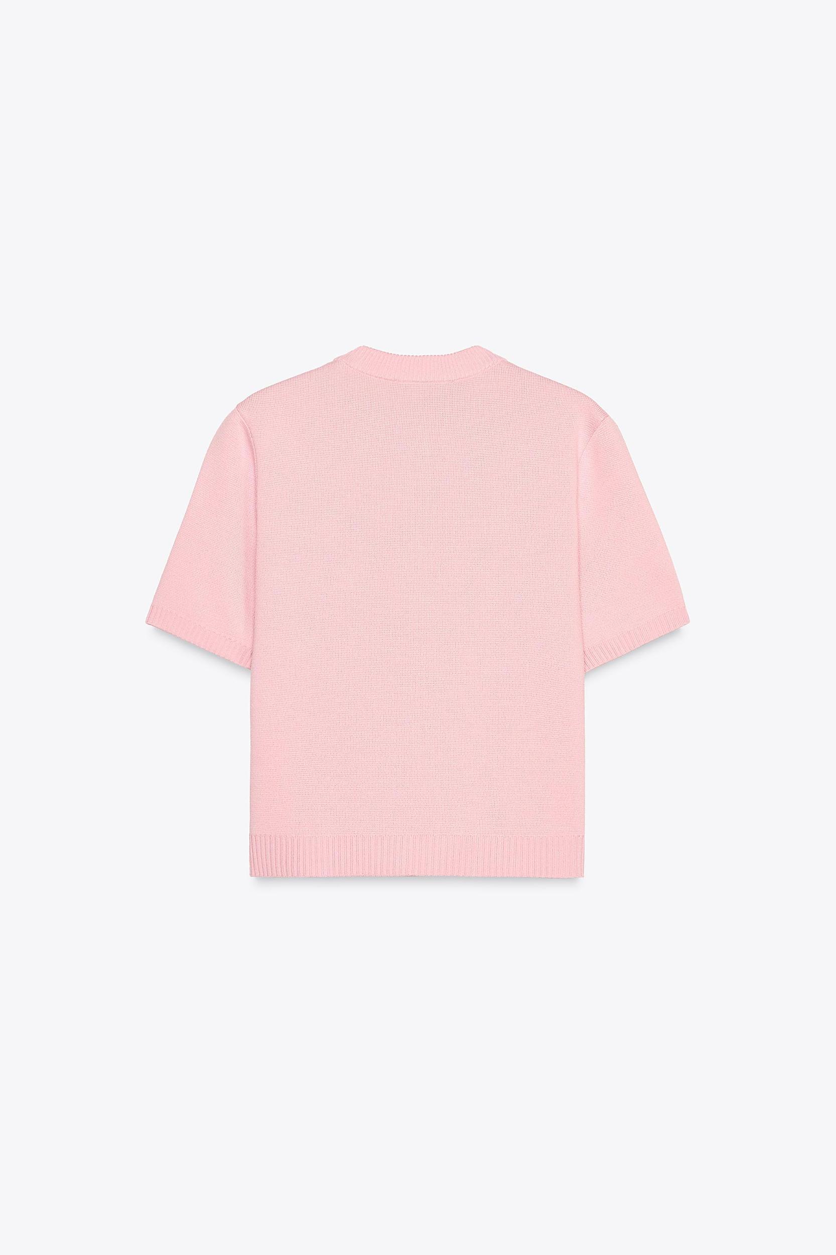 SHORT SLEEVE KNIT CARDIGAN Product Image