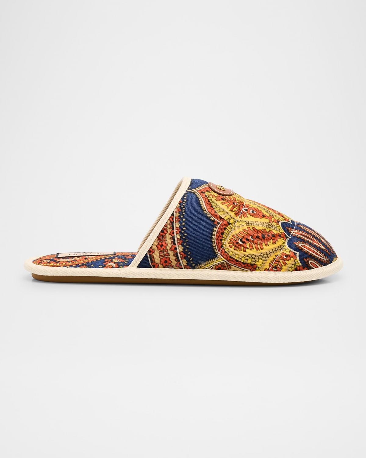 Men's Chambre Voyage Imaginaire Denim Slides Product Image