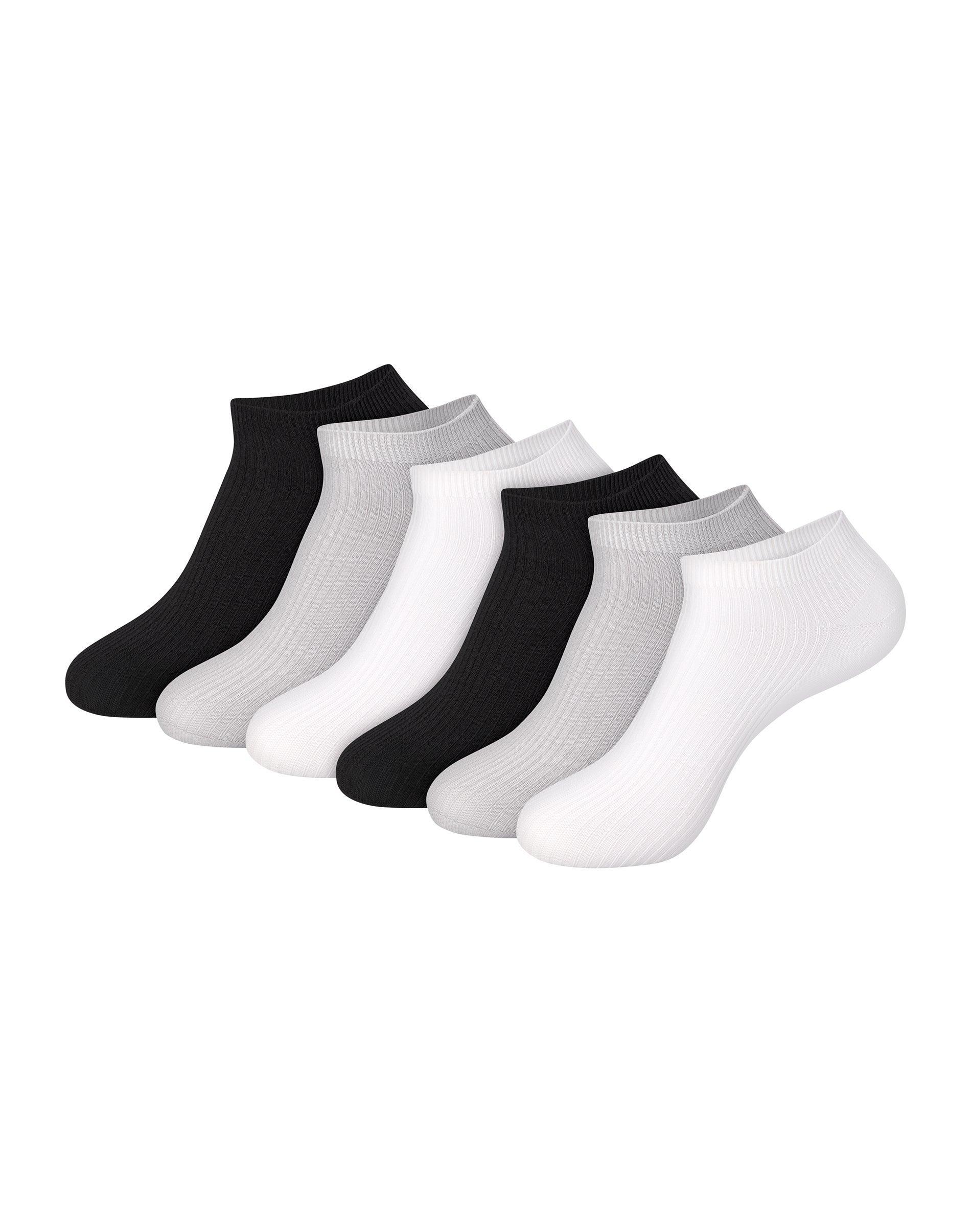 Hanes Originals Womens SuperSoft No Show Socks, 6-Pairs Green 5-9 Product Image