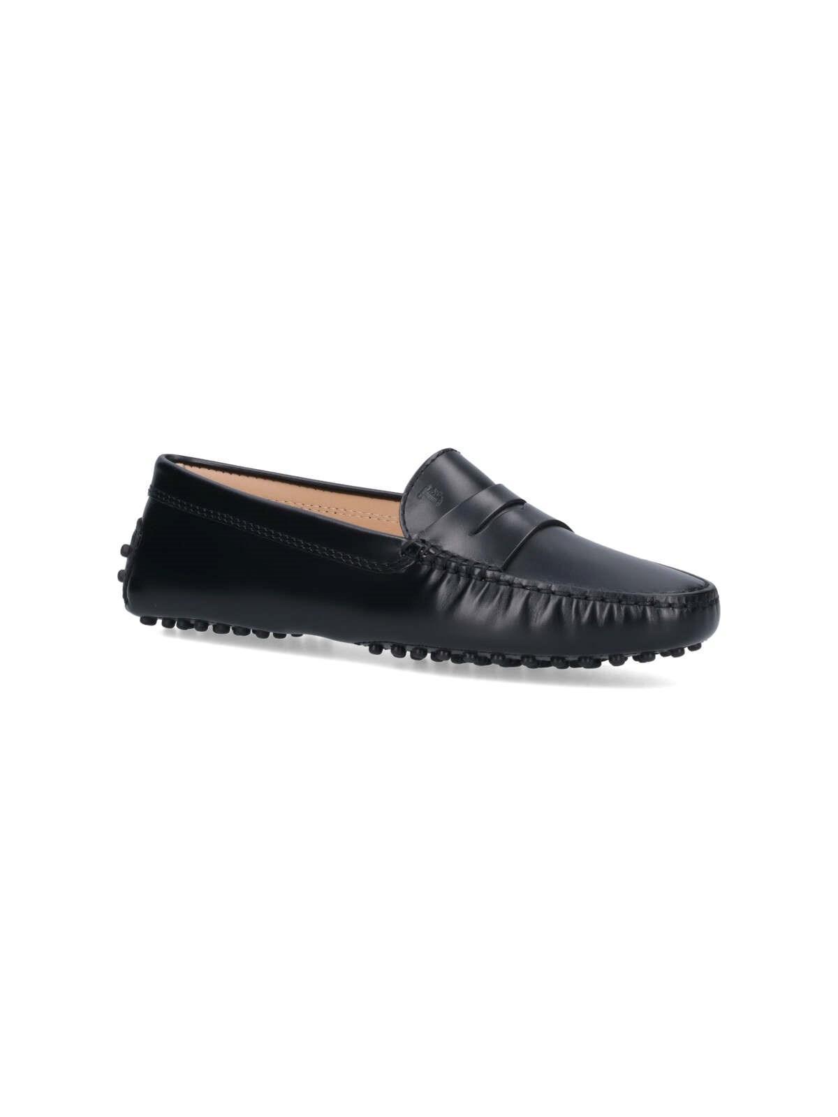 TOD'S Gommini Patent Driver Penny Loafers In Black Product Image