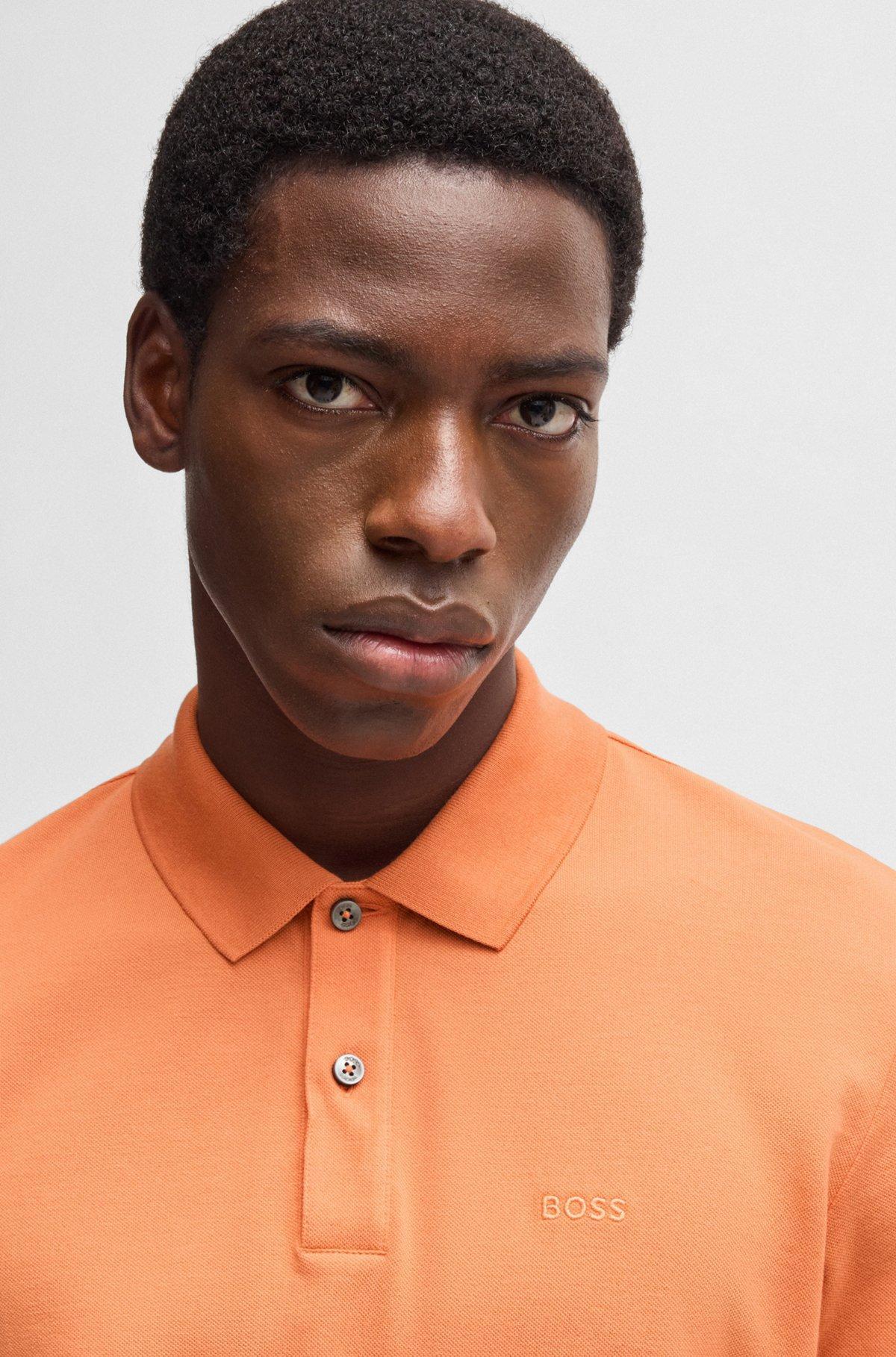 Pallas polo shirt in cotton piqué with logo details Product Image