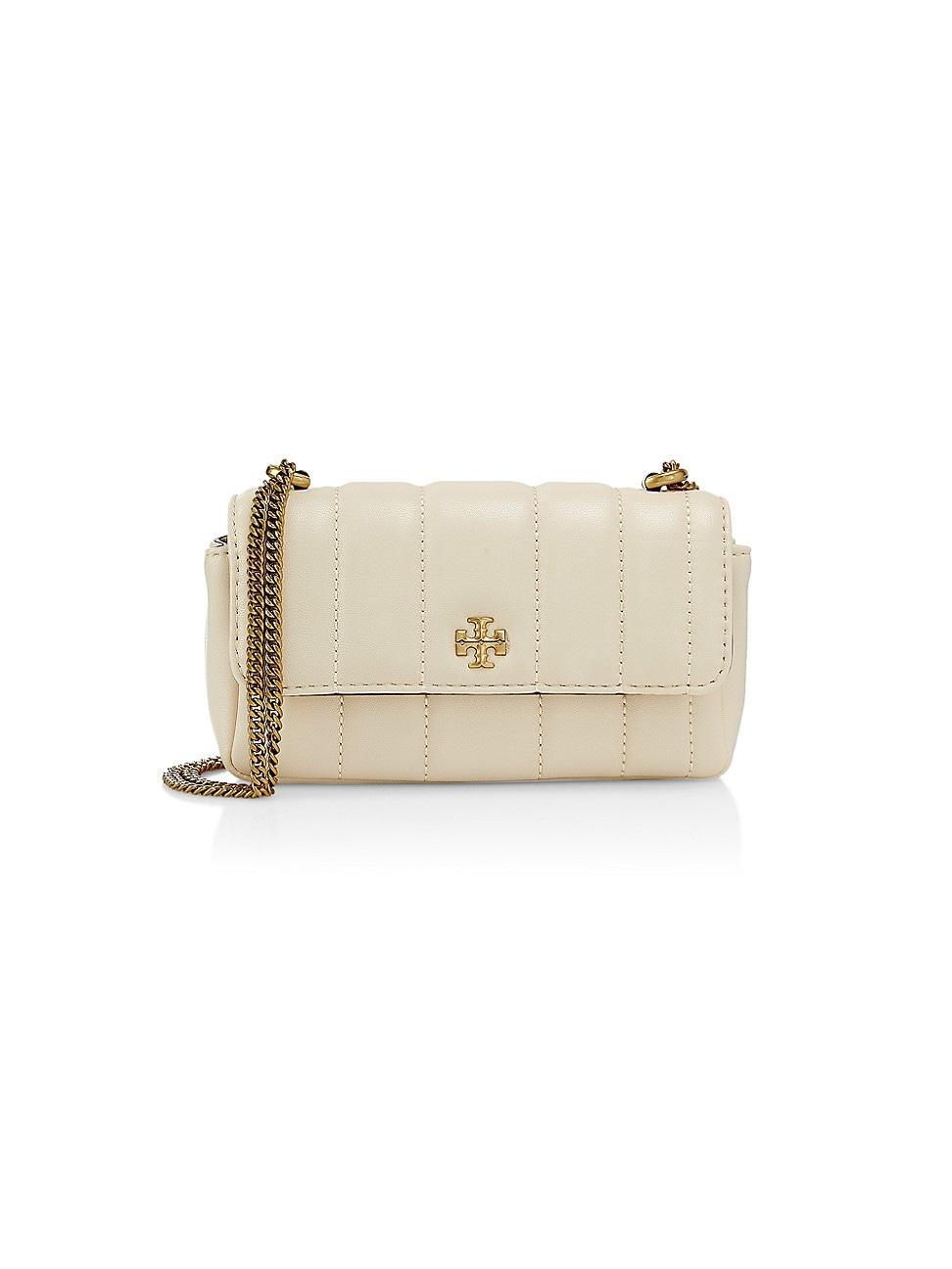 Womens Mini Kira Leather Flap Shoulder Bag Product Image