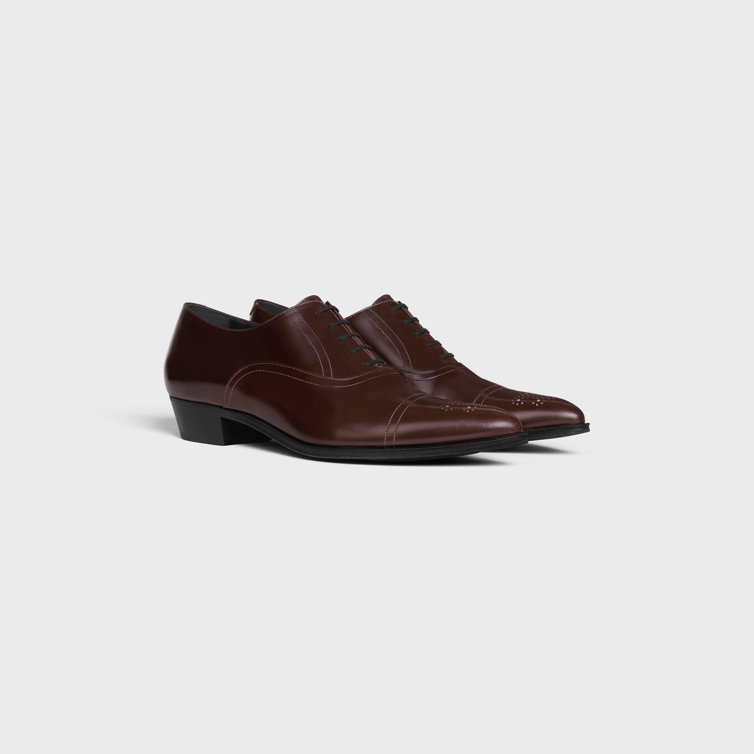 CELINE JUDE PERFORATED OXFORD IN POLISHED BULL Product Image