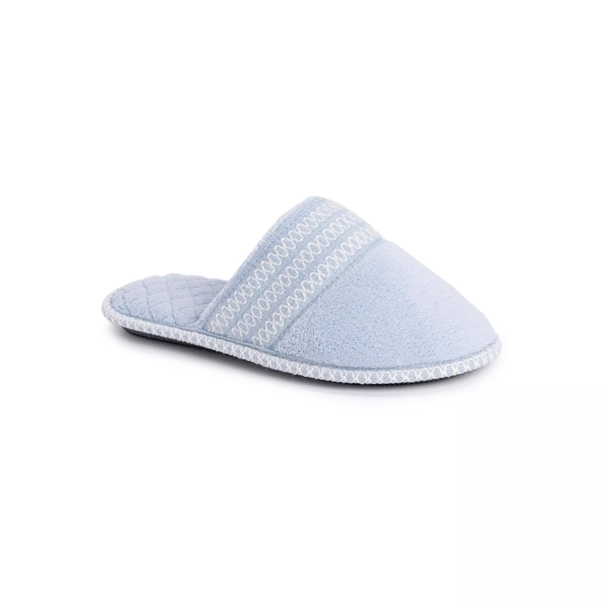 MUK LUKS Cathy Women's Clog Slippers, Size: Large, Daisy White Product Image