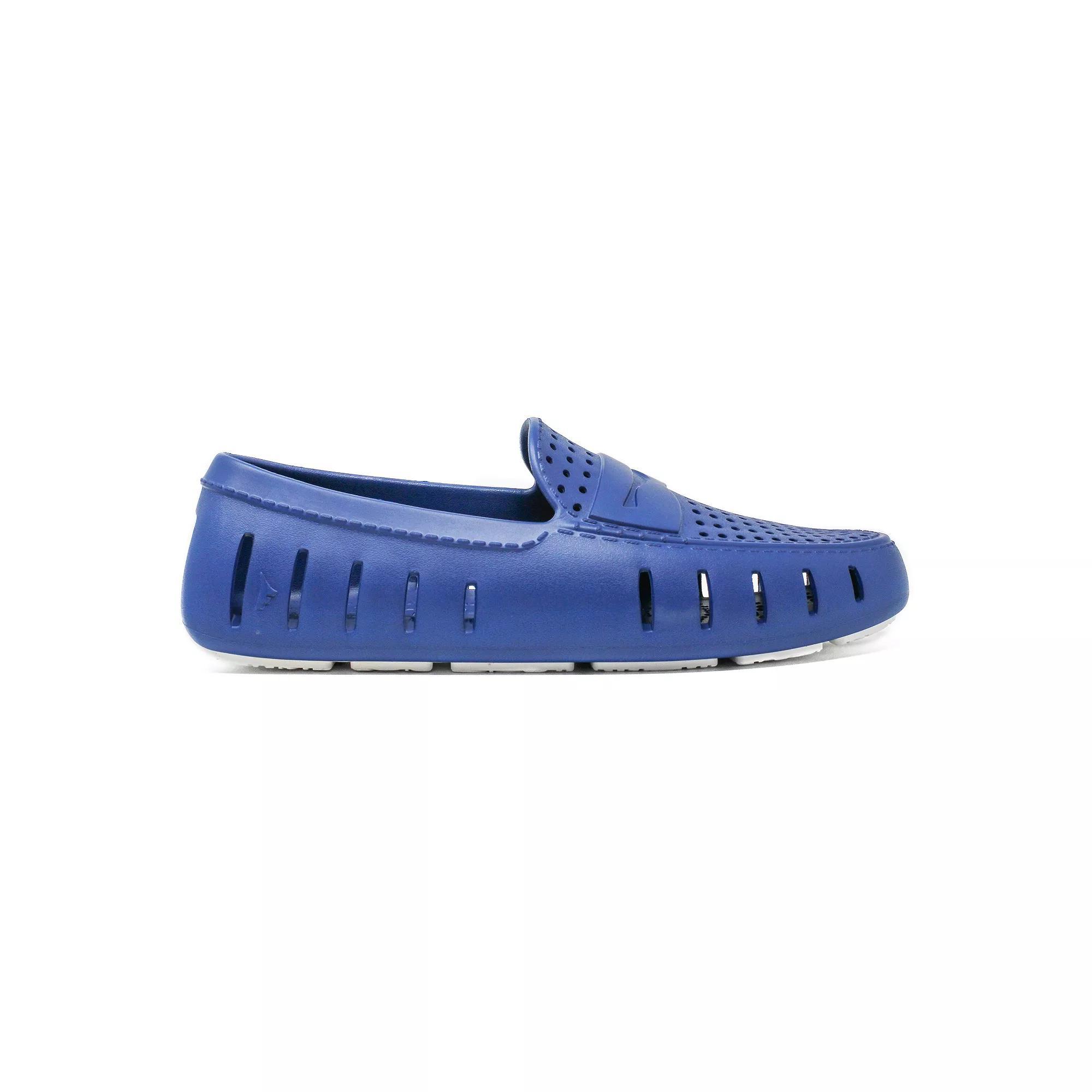 Floafers Country Club 2.0 Men's Vented Driving Moccasin Loafers, Size: 8, Blue Product Image
