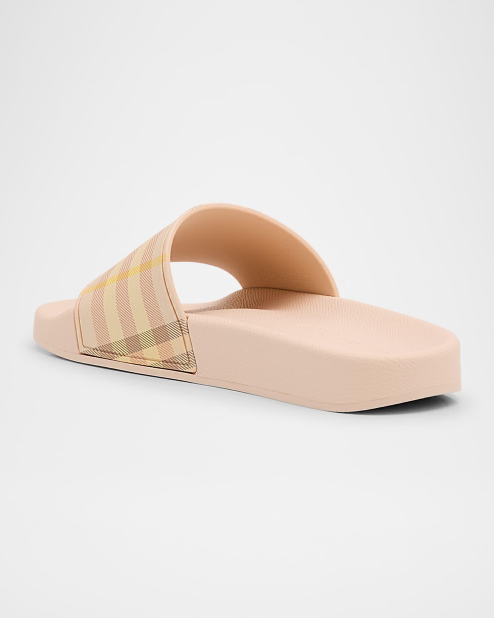 Furley Check Slide Sandals Product Image