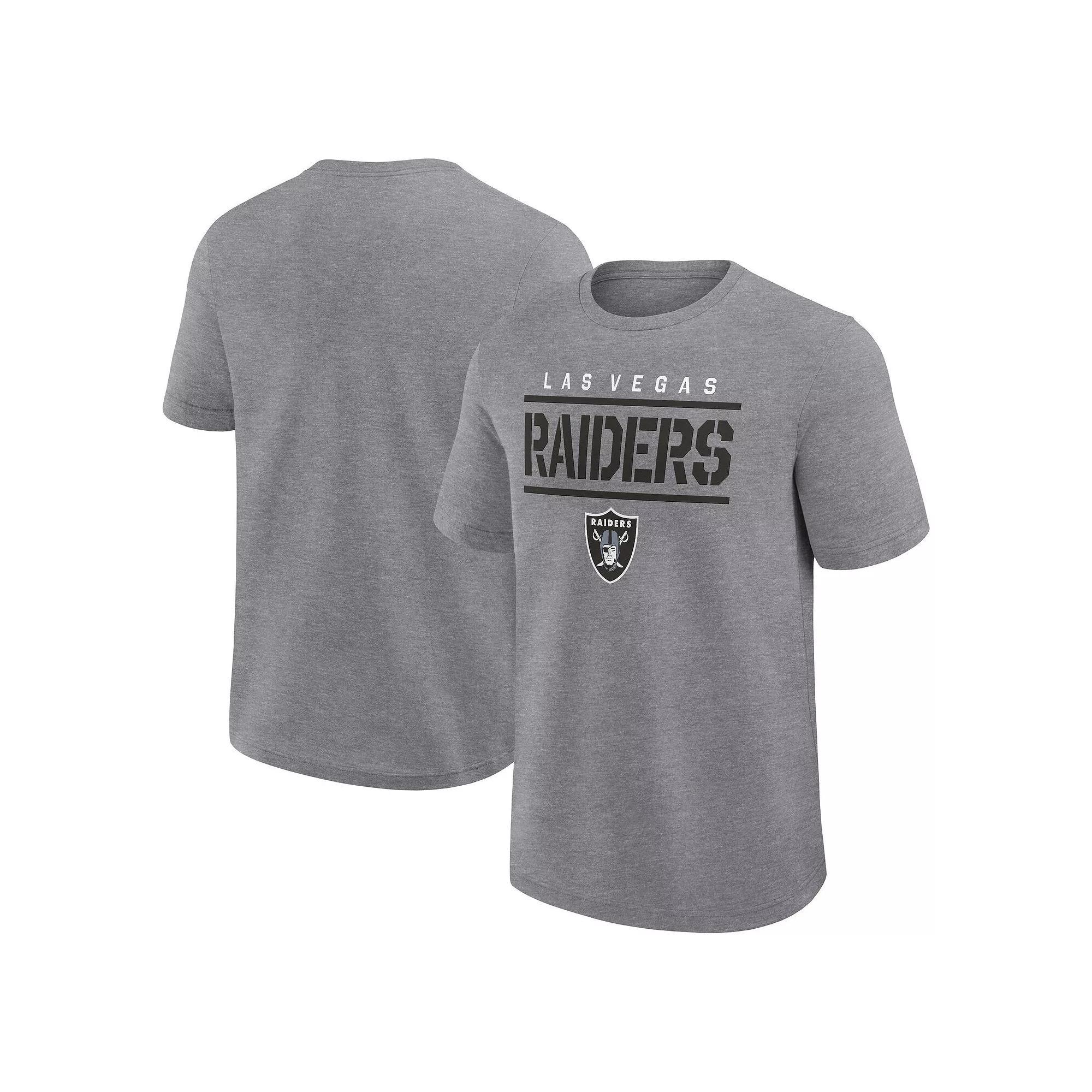 Mens Fanatics Heather Gray Los Angeles Rams Big & Tall Top Notch T-Shirt Product Image