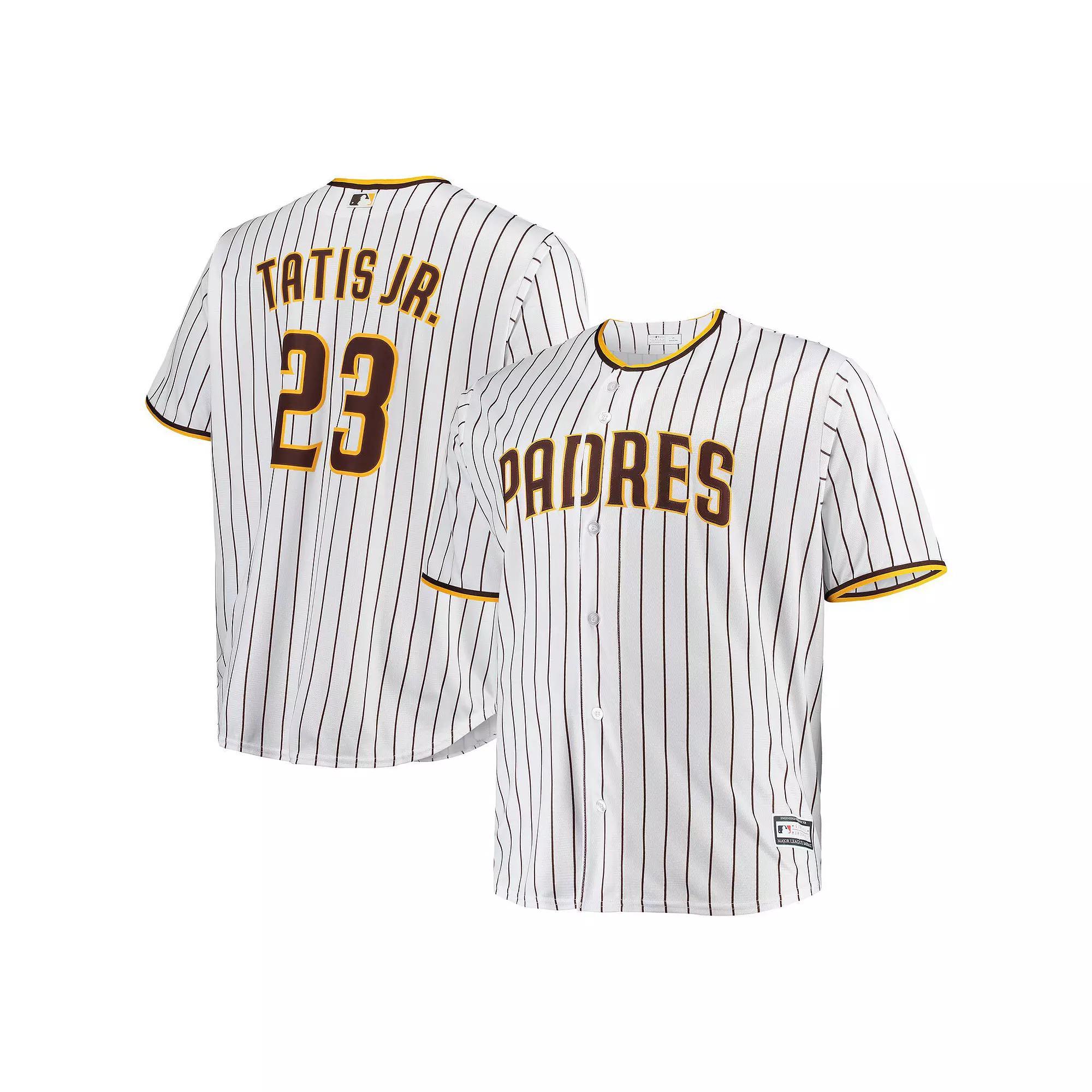 Men's Fernando Tatis Jr. White San Diego Padres Big & Tall Replica Player Jersey, Size: 5XB Product Image