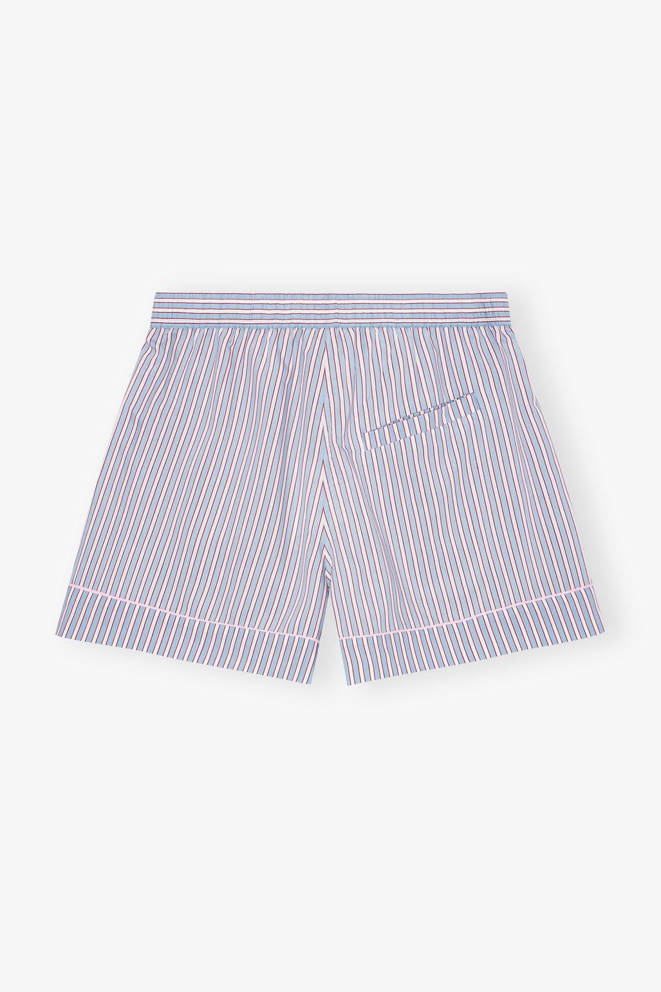 Candy-Striped Elasticated Shorts Product Image