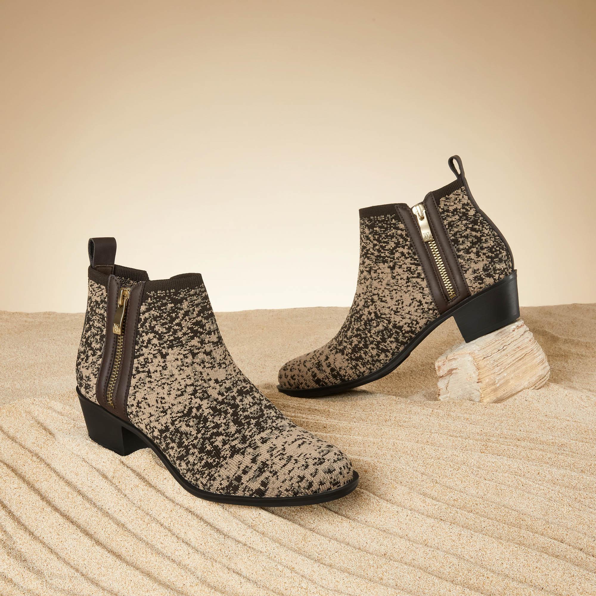 Zip Up Western Ankle Boots (Taylor) Product Image