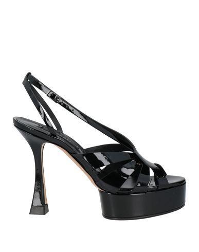 CASADEI Sandals Black In Nero Neri E Grigi Product Image