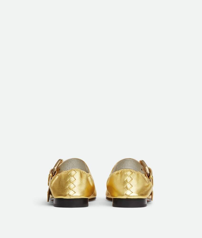 Women's Amy Mary-Jane Ballerina in Gold Product Image