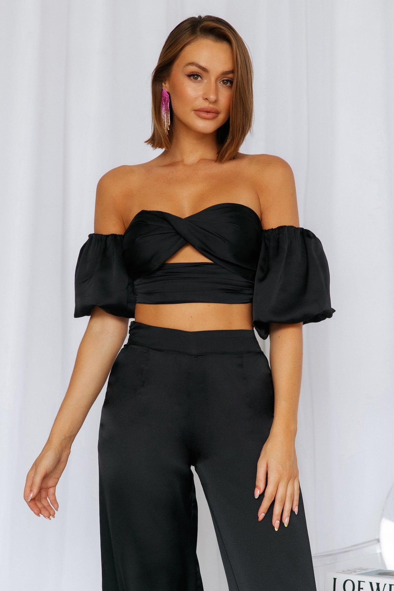 RUNAWAY Serena Top Black Product Image
