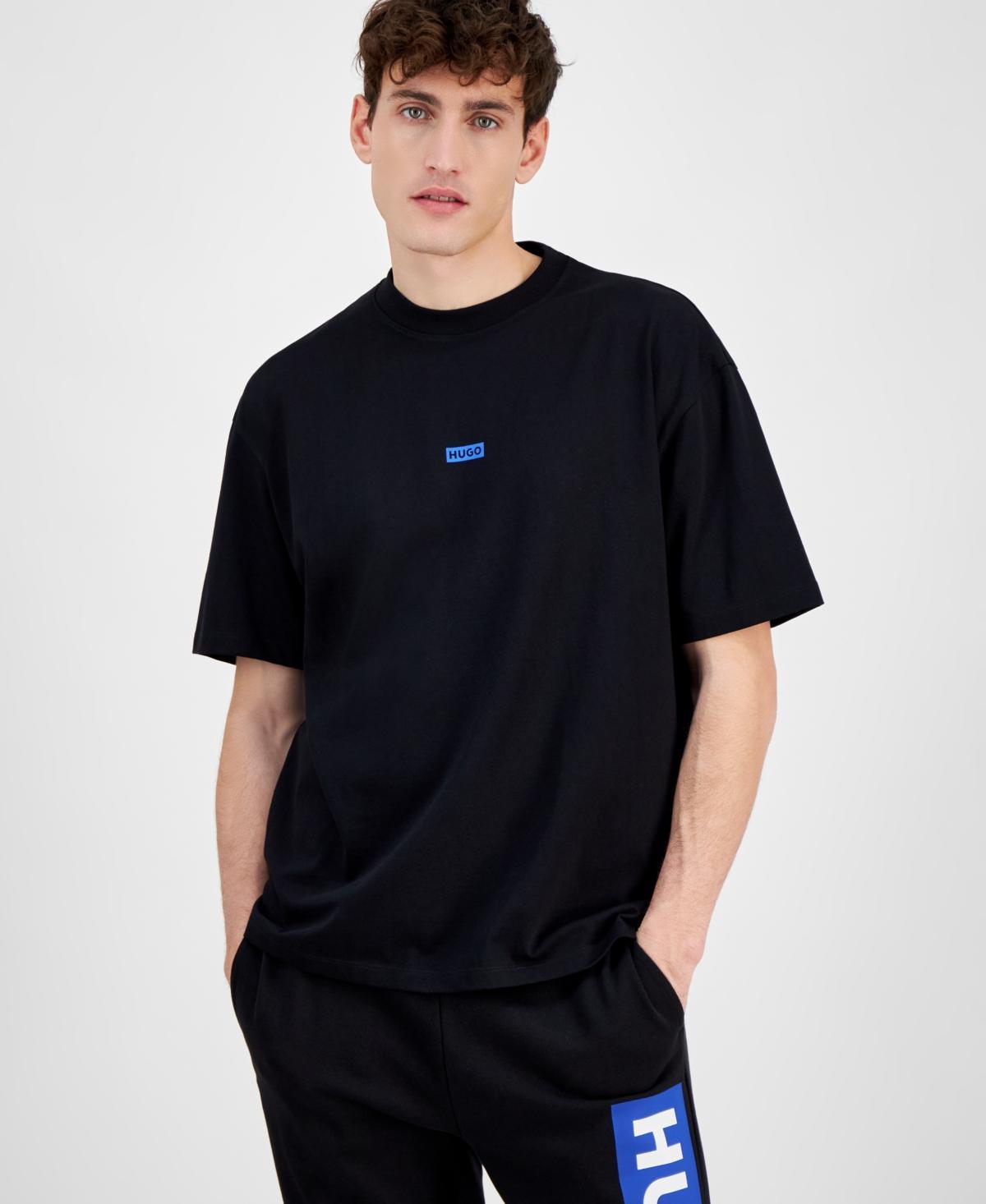 HUGO BOSS Hugo By  Men's Nalono Loose-fit Logo Graphic T-shirt In Black Product Image