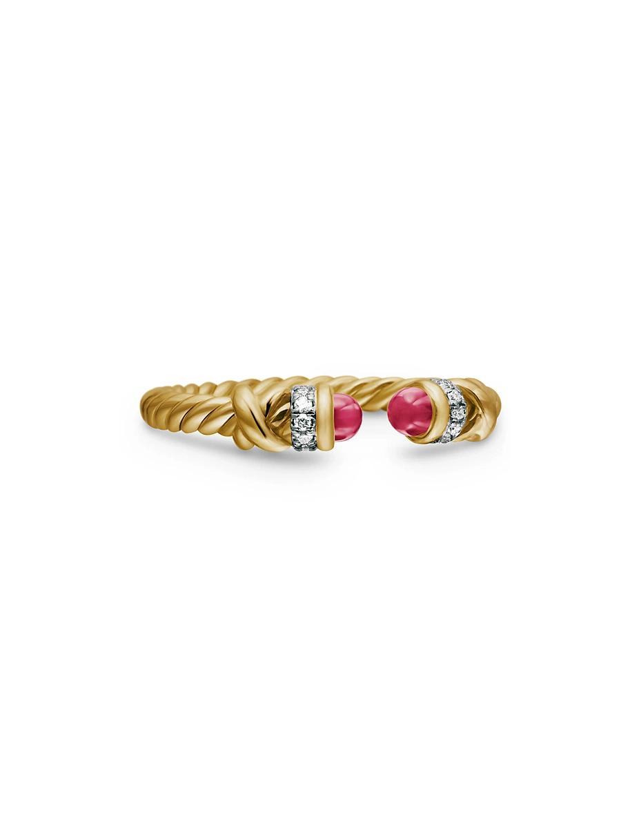 Womens Petite Helena Ring in 18K Yellow Gold Product Image