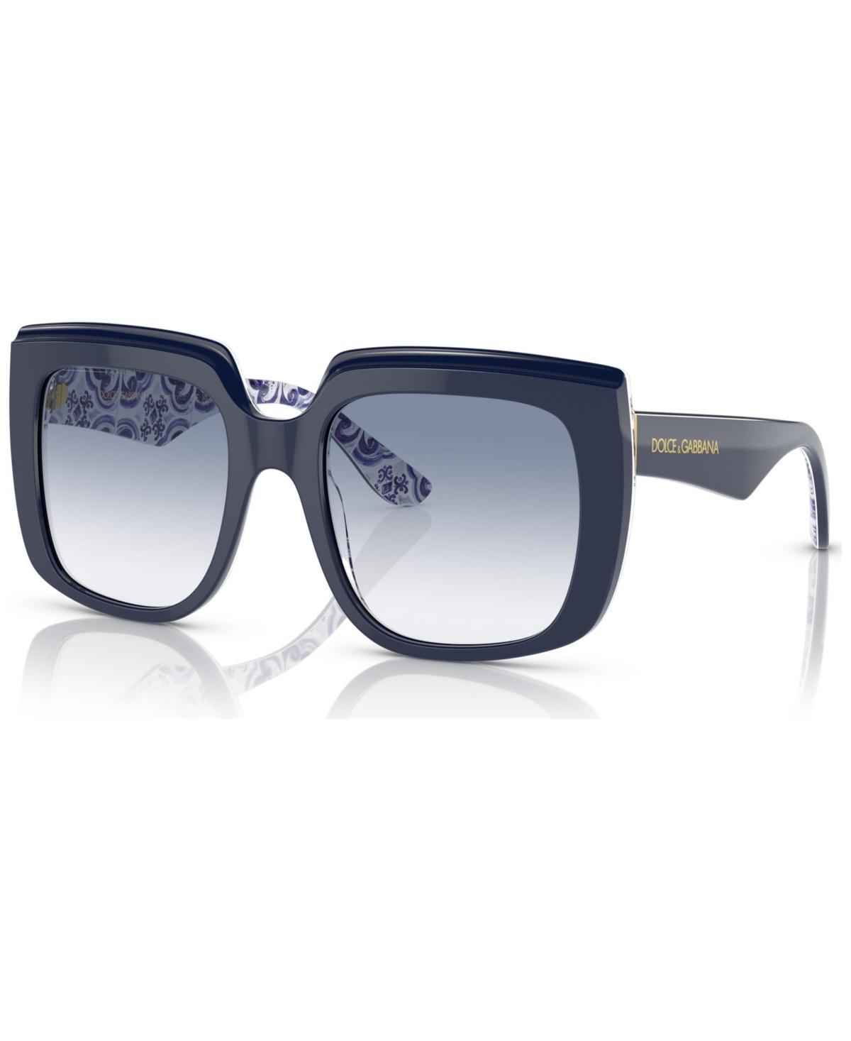 Dolce  Gabbana Womens DG4414 54mm Square Leopard Detailed Sunglasses Product Image