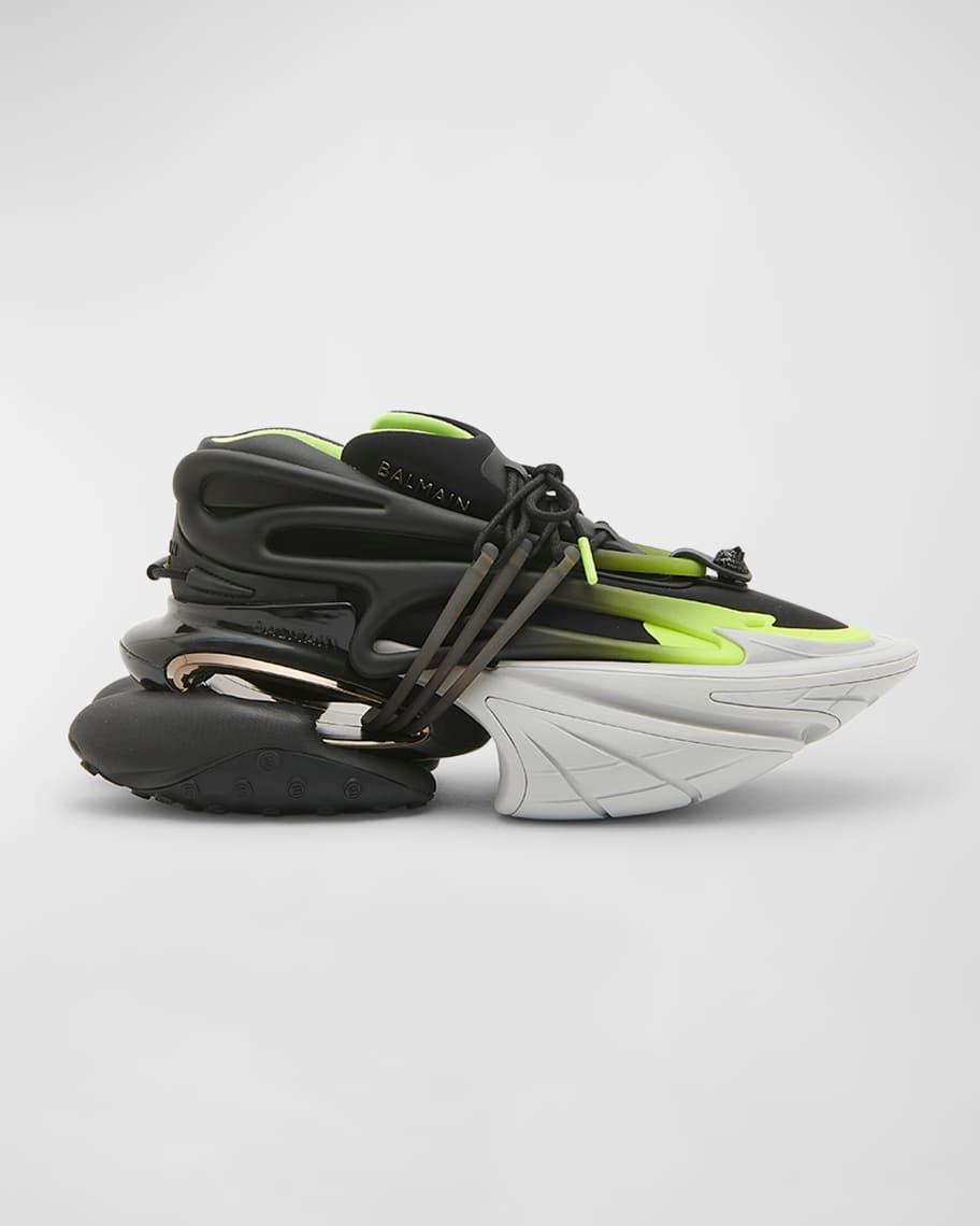 Balmain Mens Unicorn Lace Up Low Top Sneakers Product Image