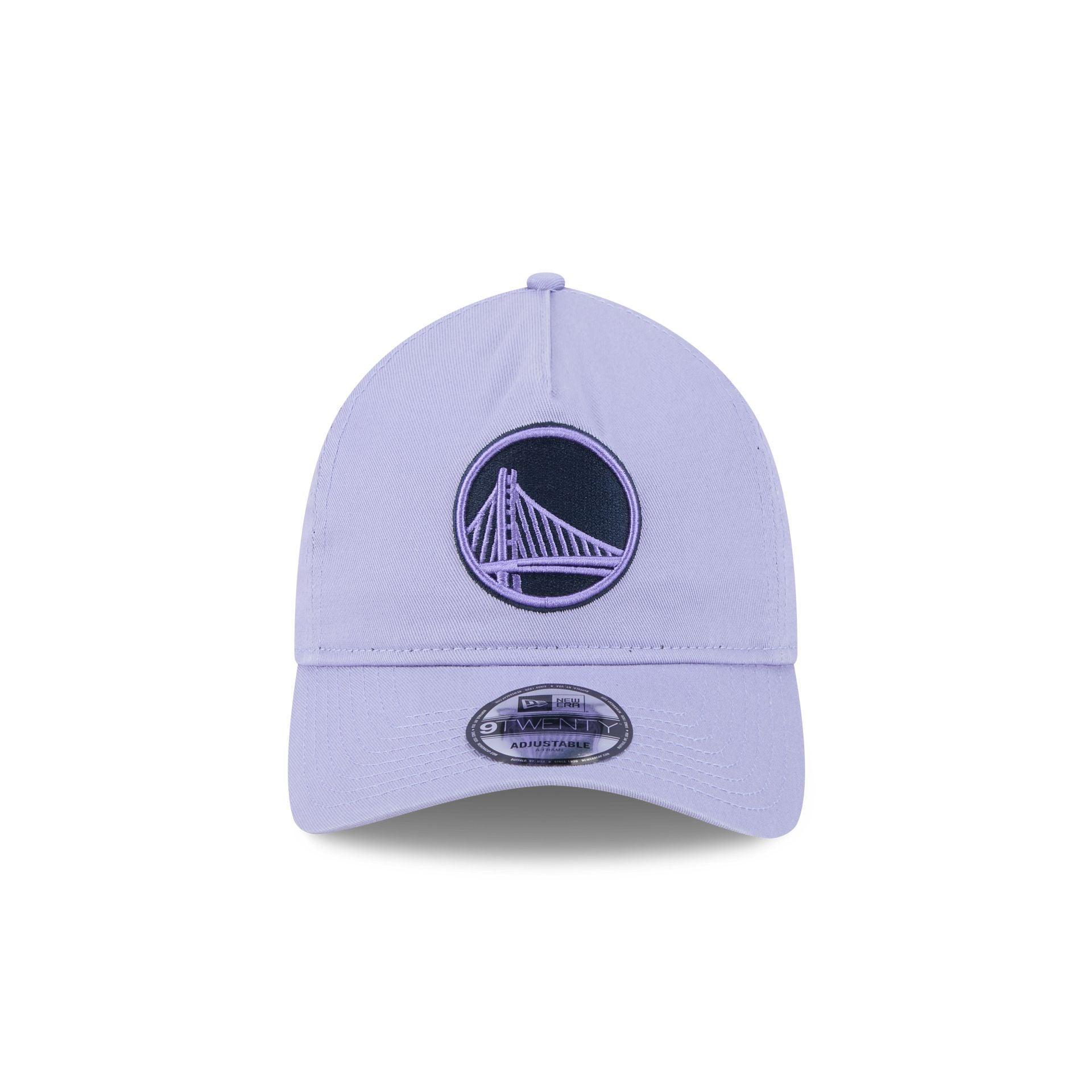 Golden State Warriors Lavender 9TWENTY A-Frame Adjustable Hat Male Product Image