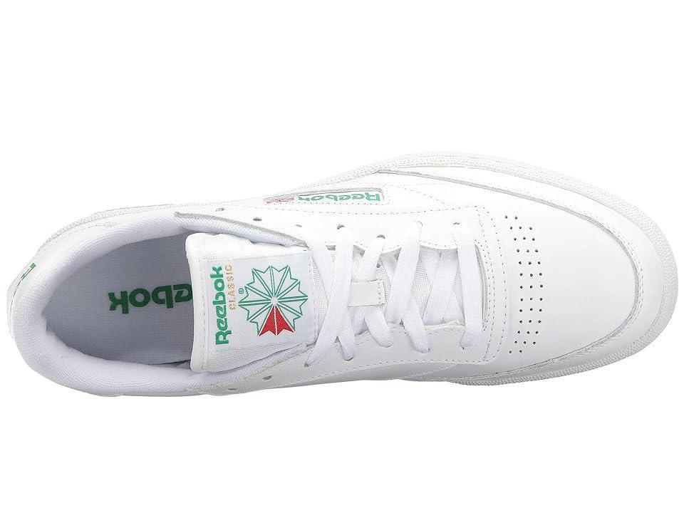Mens Reebok Club C 85 Athletic Shoe - White / Green Product Image