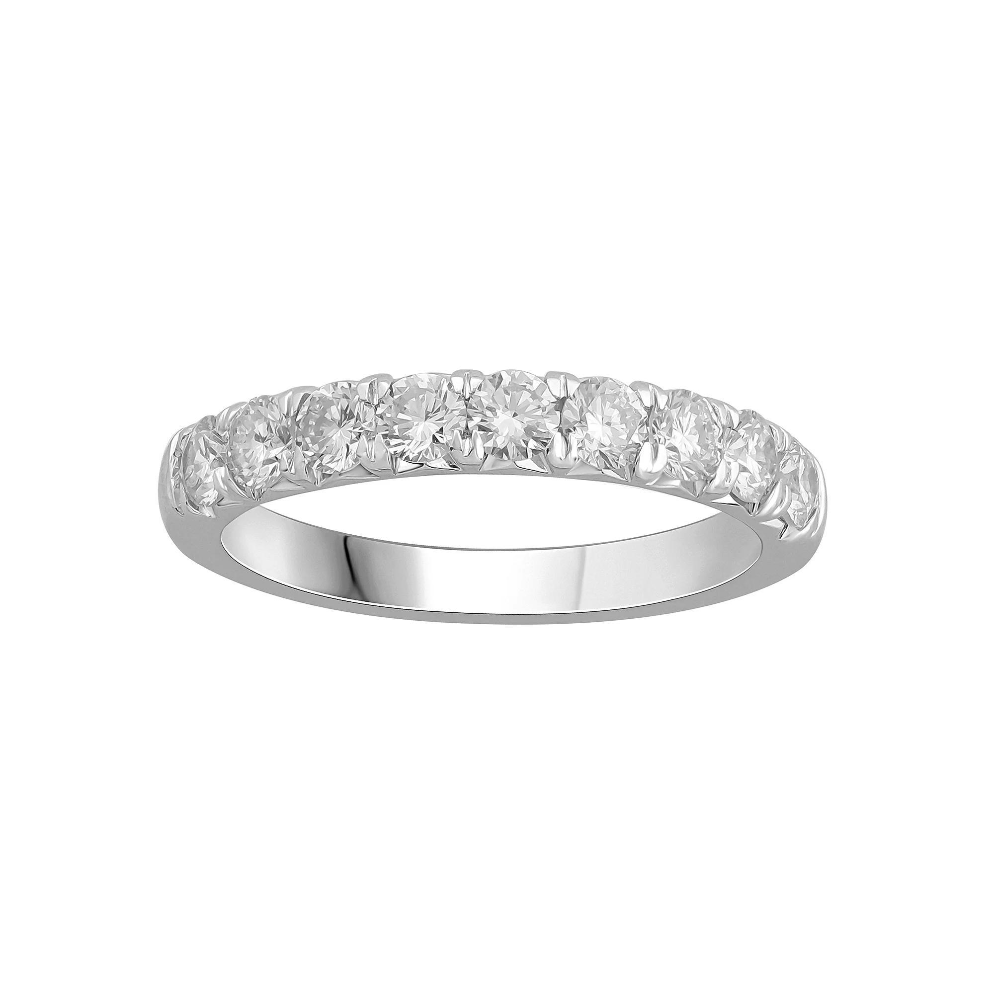 Platinum 1 Carat T.W. Diamond Anniversary Band, Women's, Size: 8, White Product Image