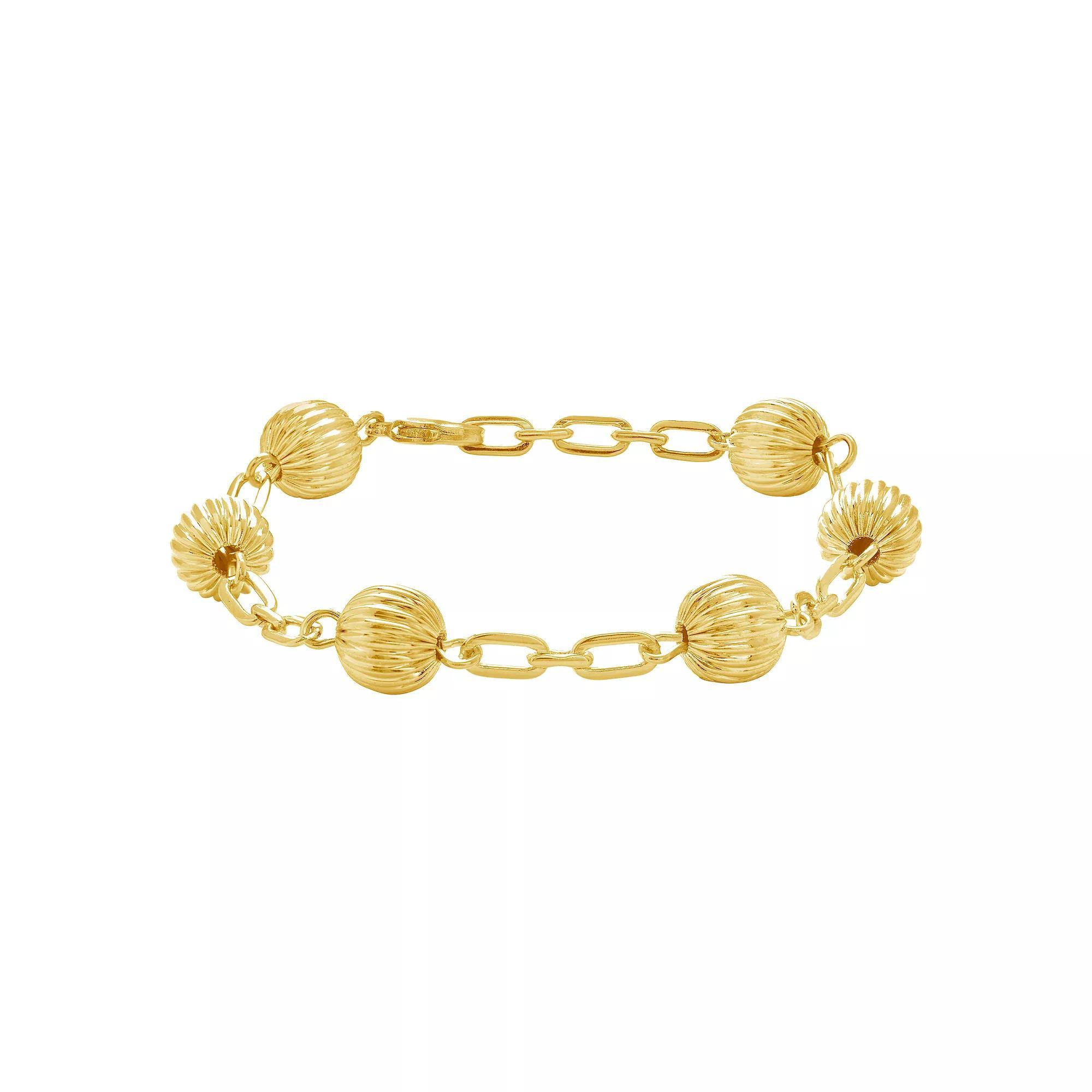 MC Collective Raffaella Chain Bracelet, Women's, Size: 6.50, Silver Tone Product Image