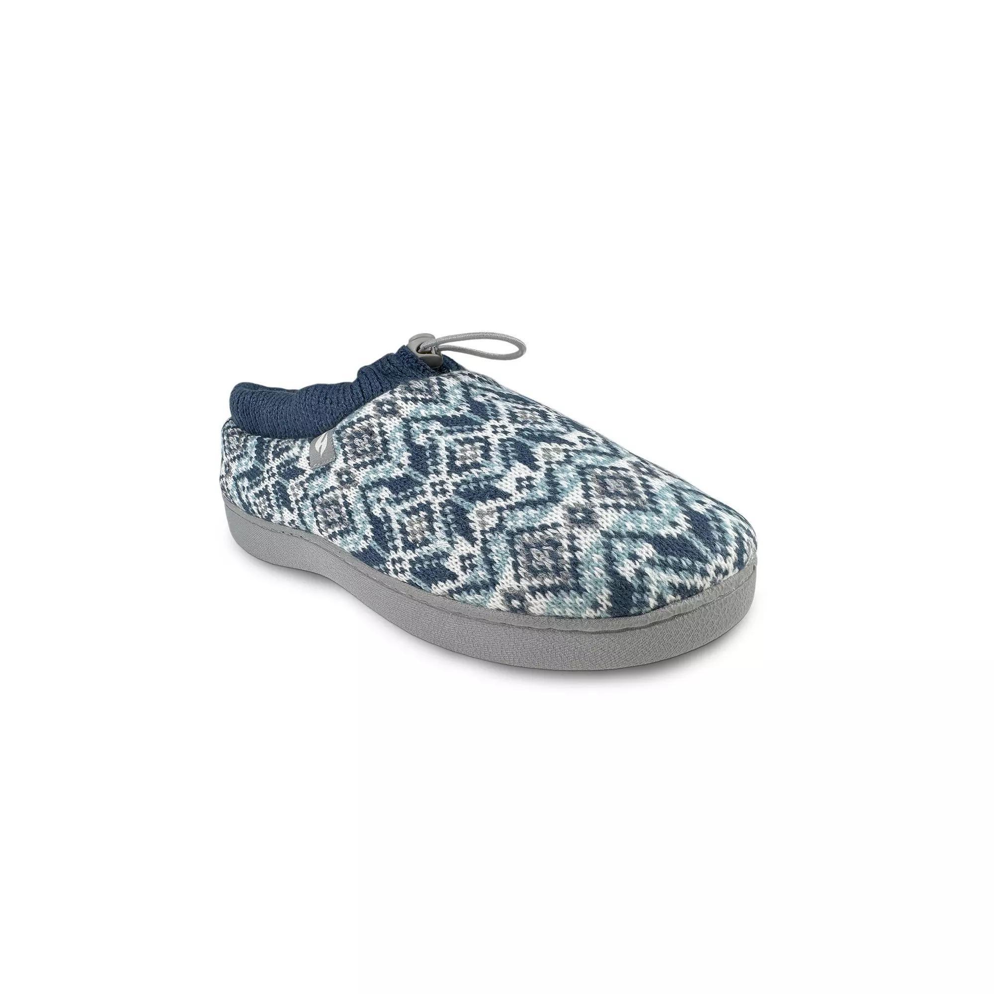 Heat Holders Womens Heatweaver Fairisle Knit Adjustable Drawstring Slippers Product Image