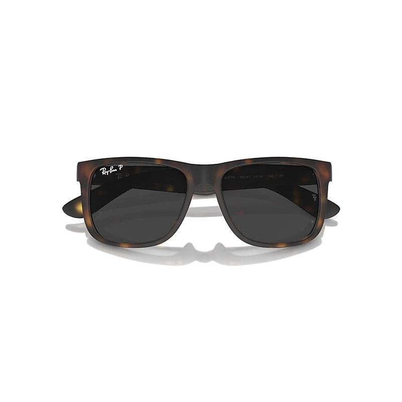 Ray-Ban Justin Classic Sunglasses Frame Green Lenses Polarized Product Image