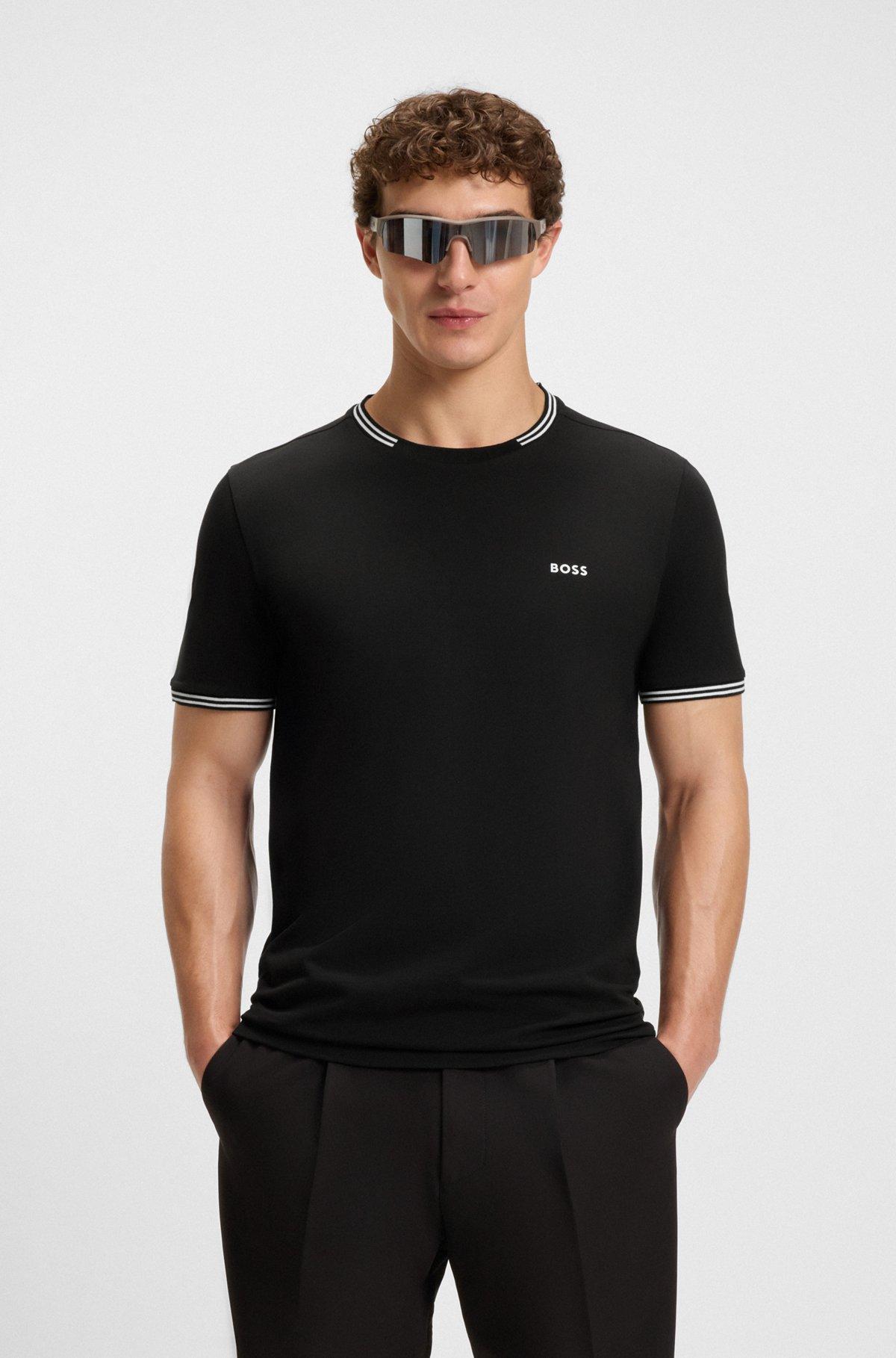 Regular-fit T-shirt in mercerized cotton Product Image