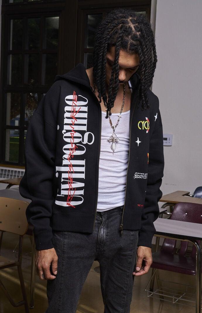 Civil Men's x X-Men '97 Cyclops Zip Up Hoodie Product Image