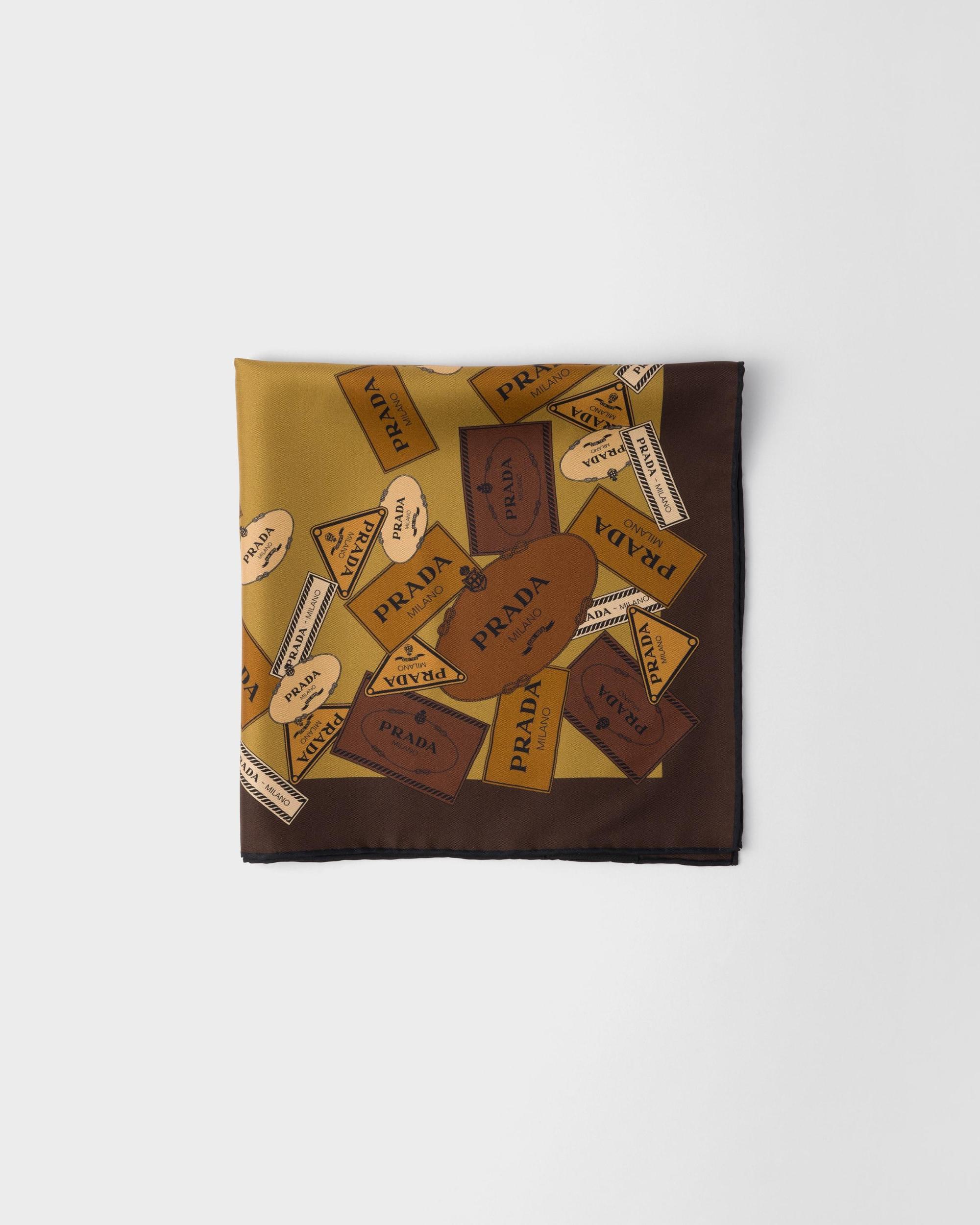 Printed twill scarf Product Image