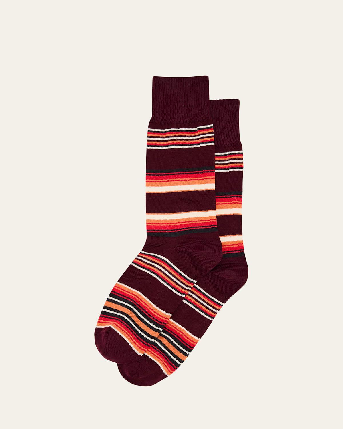 Mens Howard Stripe Crew Socks Product Image
