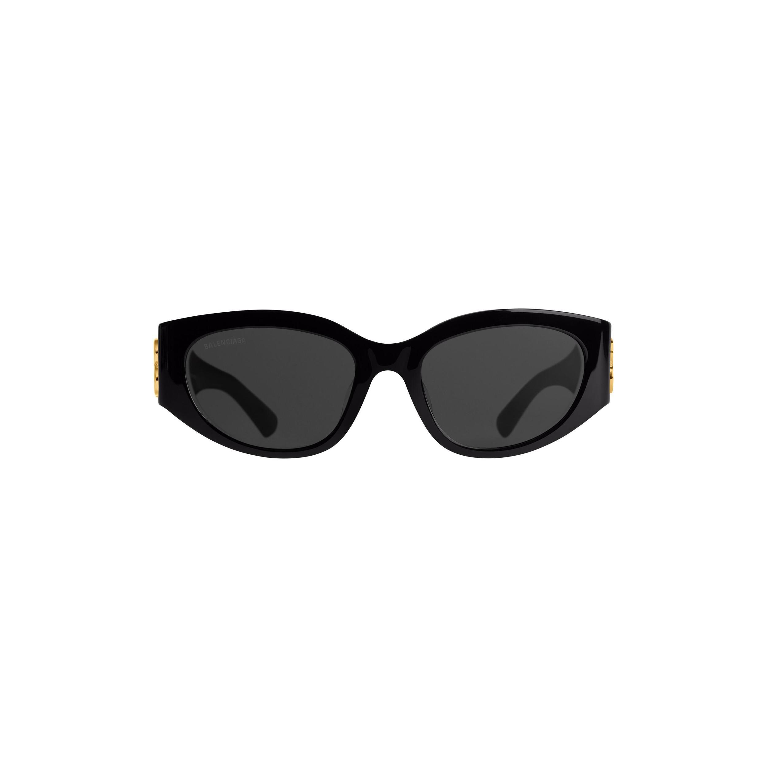 Women's Bossy Round Af Sunglasses  in Black Product Image